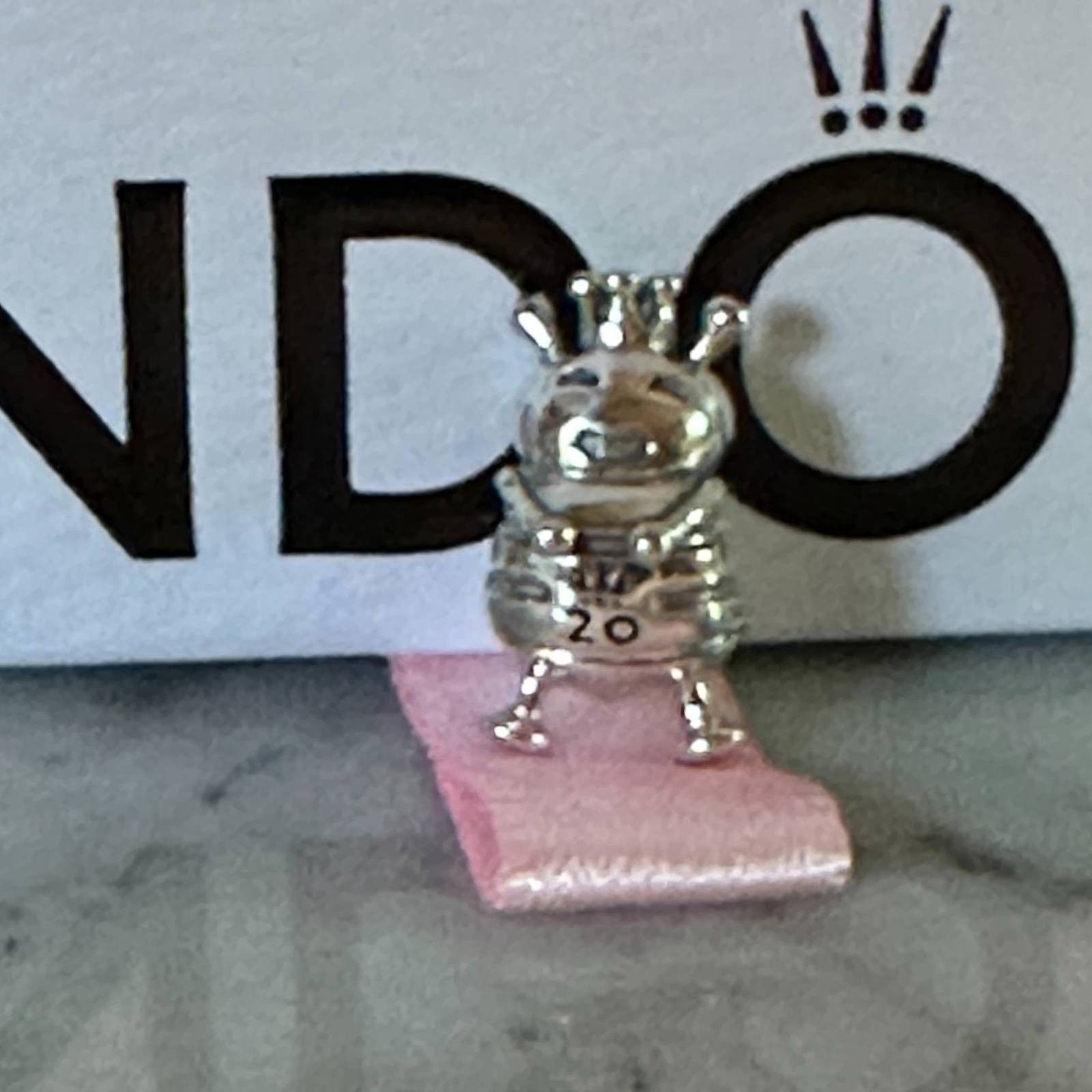 pandora Authentic Pandora 20th Anniversary Queen Bee Silver Charm #7 Size ONE SIZE - 2 Thumbnail