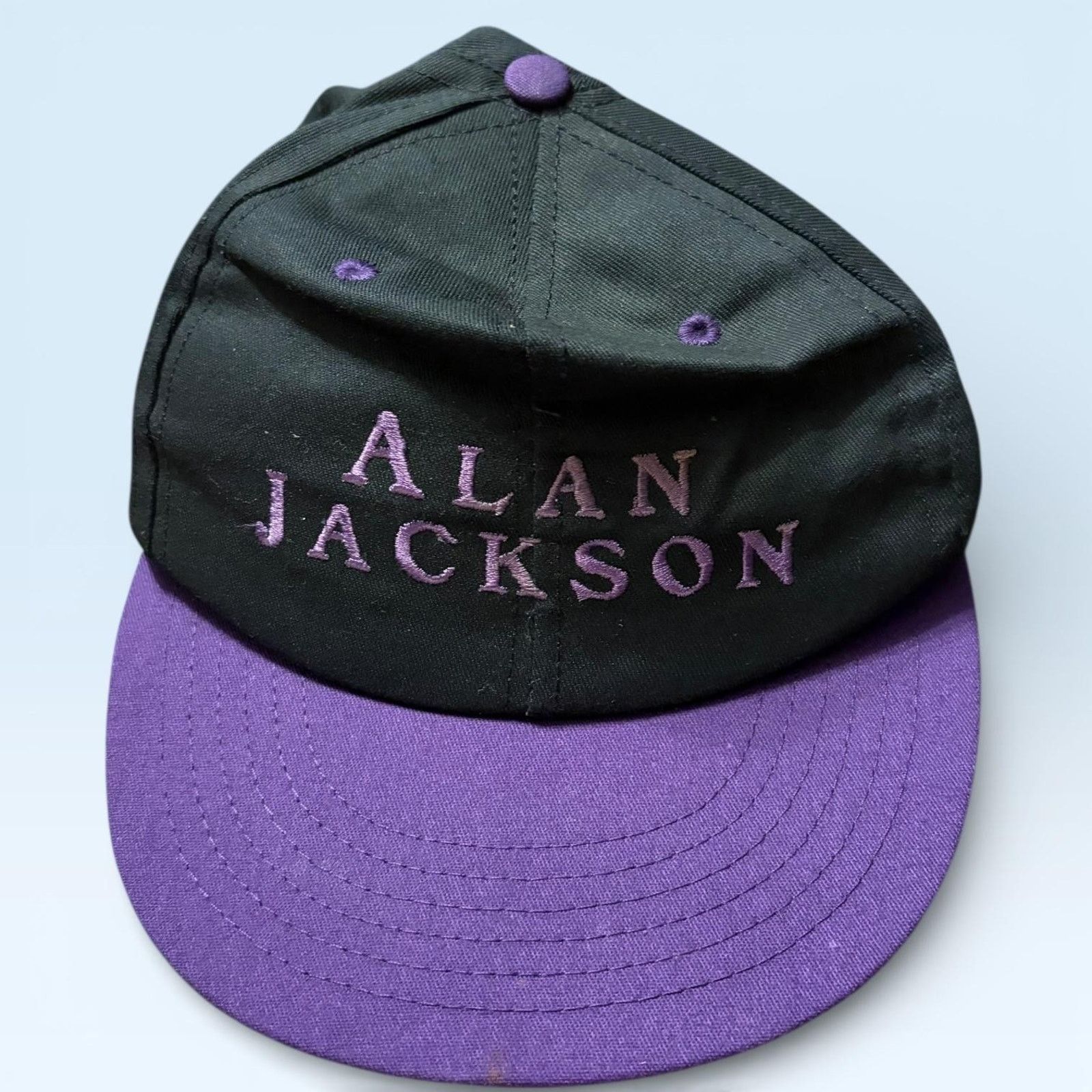 Vintage Alan Jackson Hat Mens Baseball Cap Made In USA Country Size ONE SIZE - 1 Thumbnail
