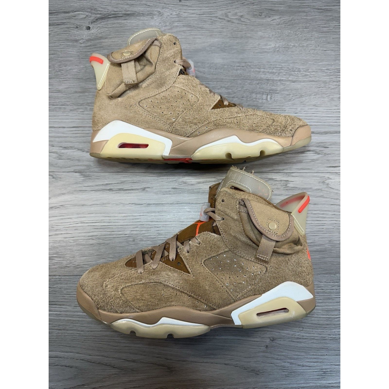 Jordan Brand × Travis Scott Jordan 6 Retro x Travis Scott British Khaki - Size 10 Size US 10 / EU 43 - 2 Thumbnail