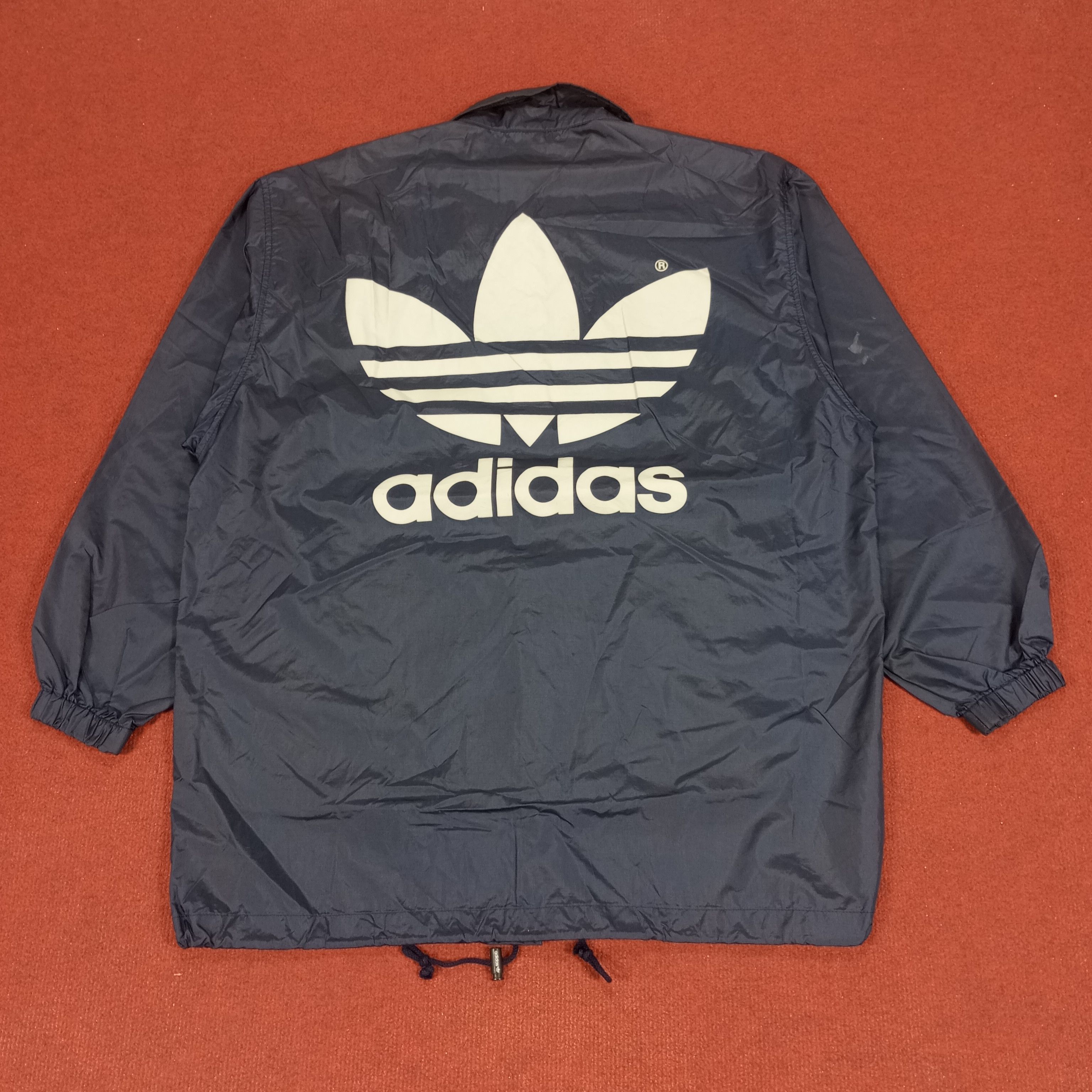 Adidas × Vintage Adidas Big Logo Design Sportswear Style Jacket Size US XL / EU 56 / 4 - 1 Thumbnail