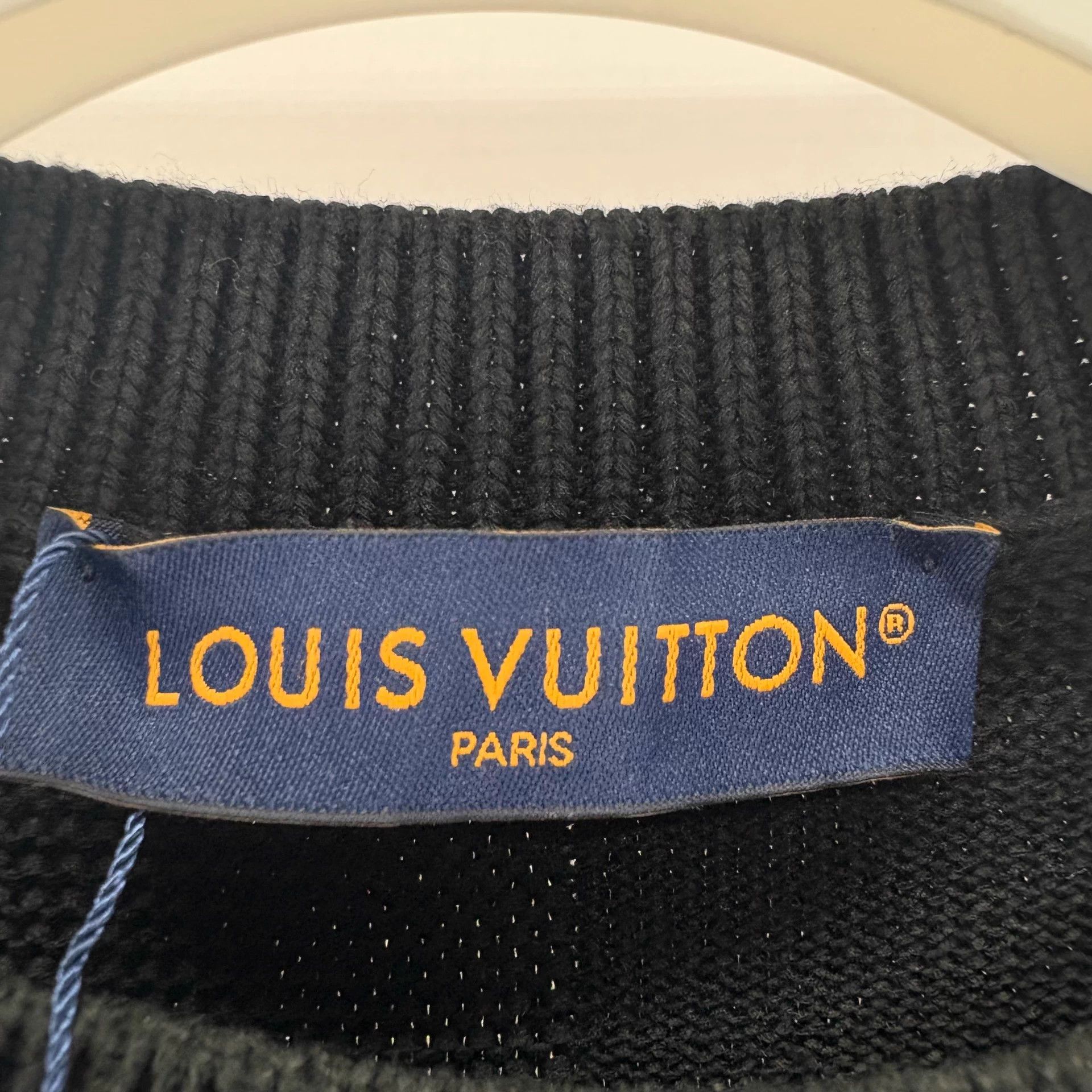 Louis Vuitton LV Damier Stitch Crew LS Knit Sweater M New Size US M / EU 48-50 / 2 - 7 Thumbnail