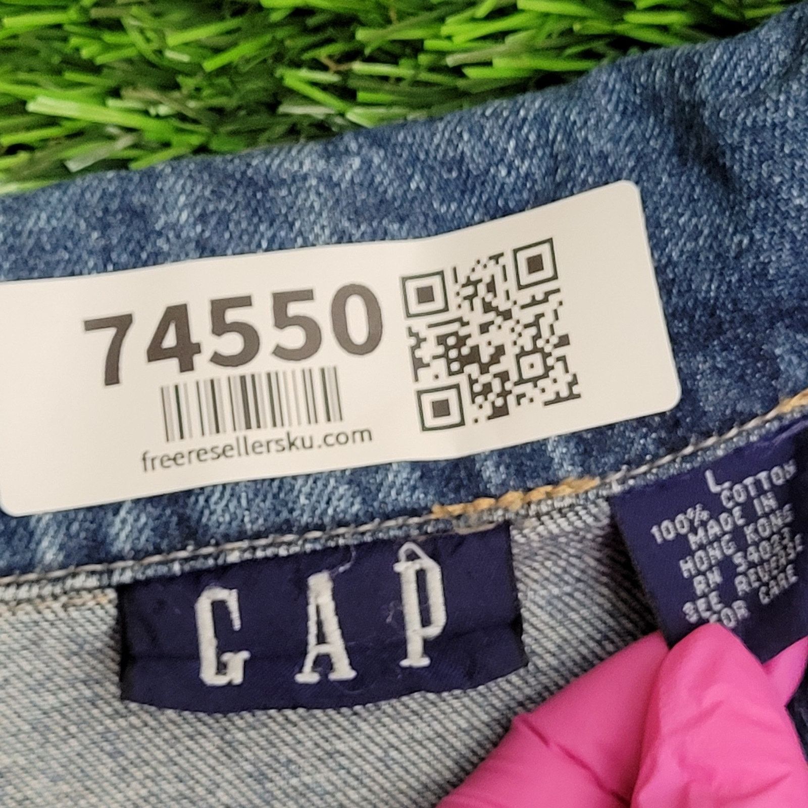 Gap VTG GAP Cropped Denim Jacket Womens 2XS/XS Belted Waist Size XS / US 0-2 / IT 36-38 - 10 Thumbnail