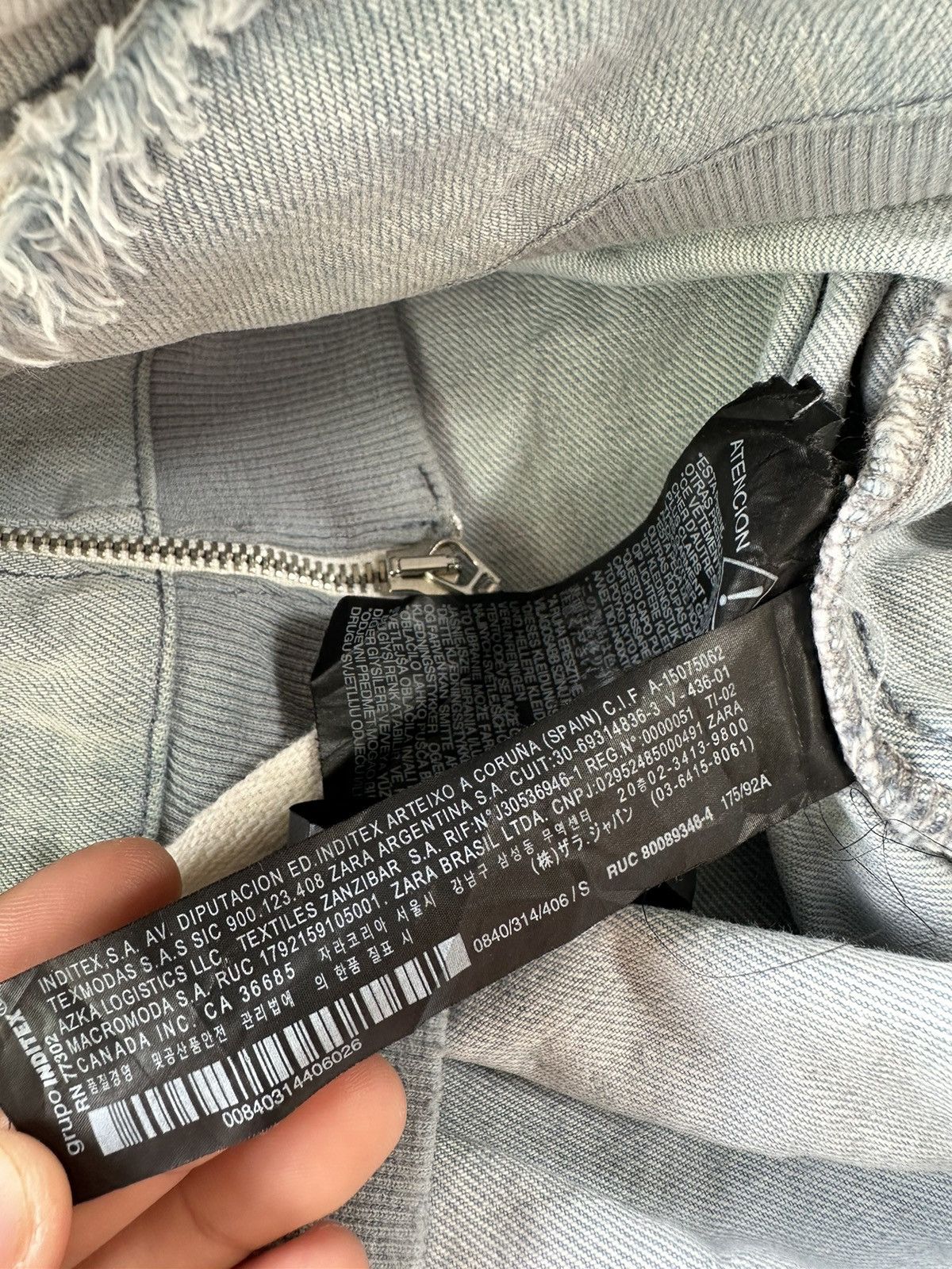 Zara Zara Man Distressed Denim Size US L / EU 52-54 / 3 - 14 Thumbnail