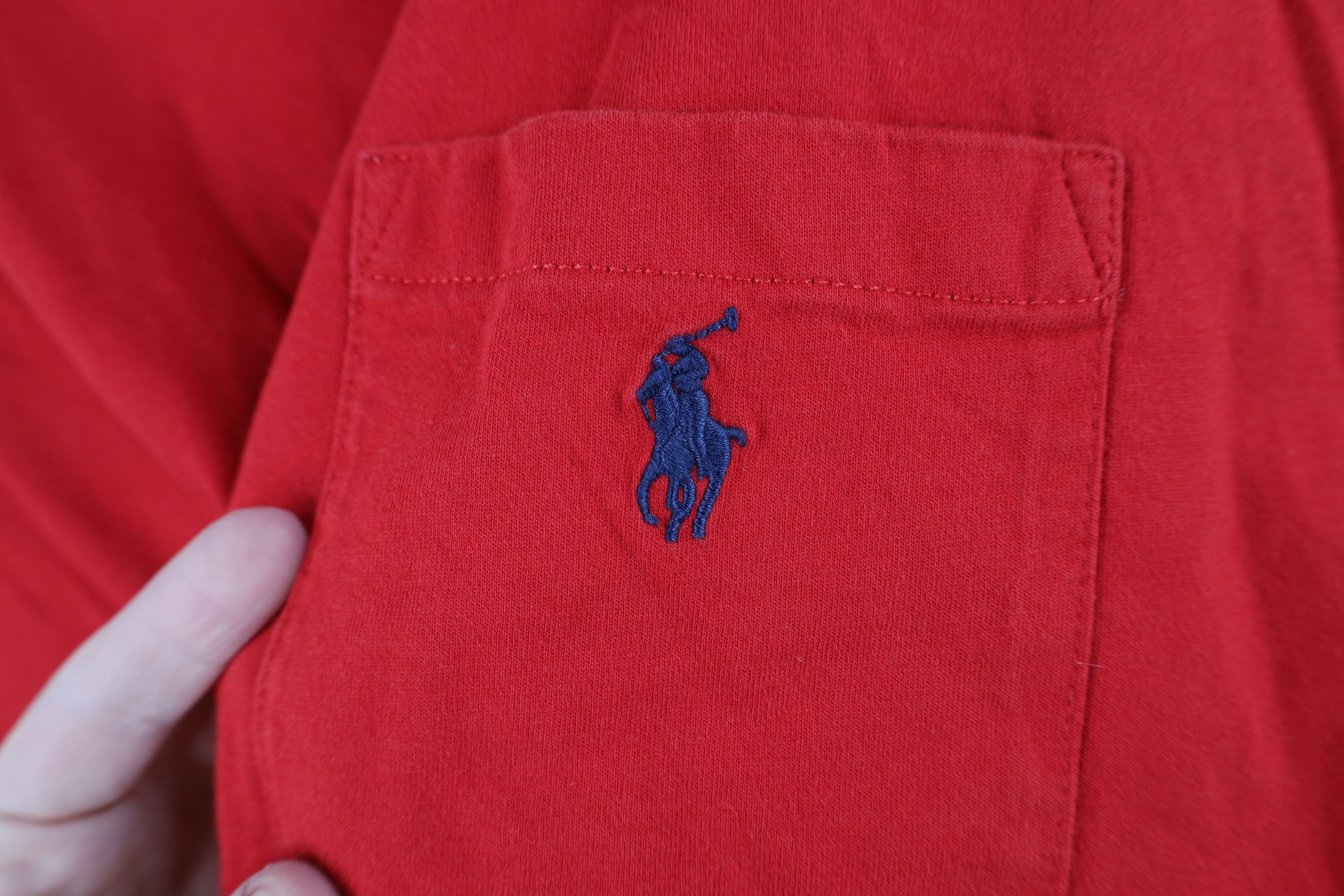 Ralph Lauren Vintage Y2K Ralph Lauren Long Sleeve Pocket T-Shirt Cotton Size US S / EU 44-46 / 1 - 4 Thumbnail