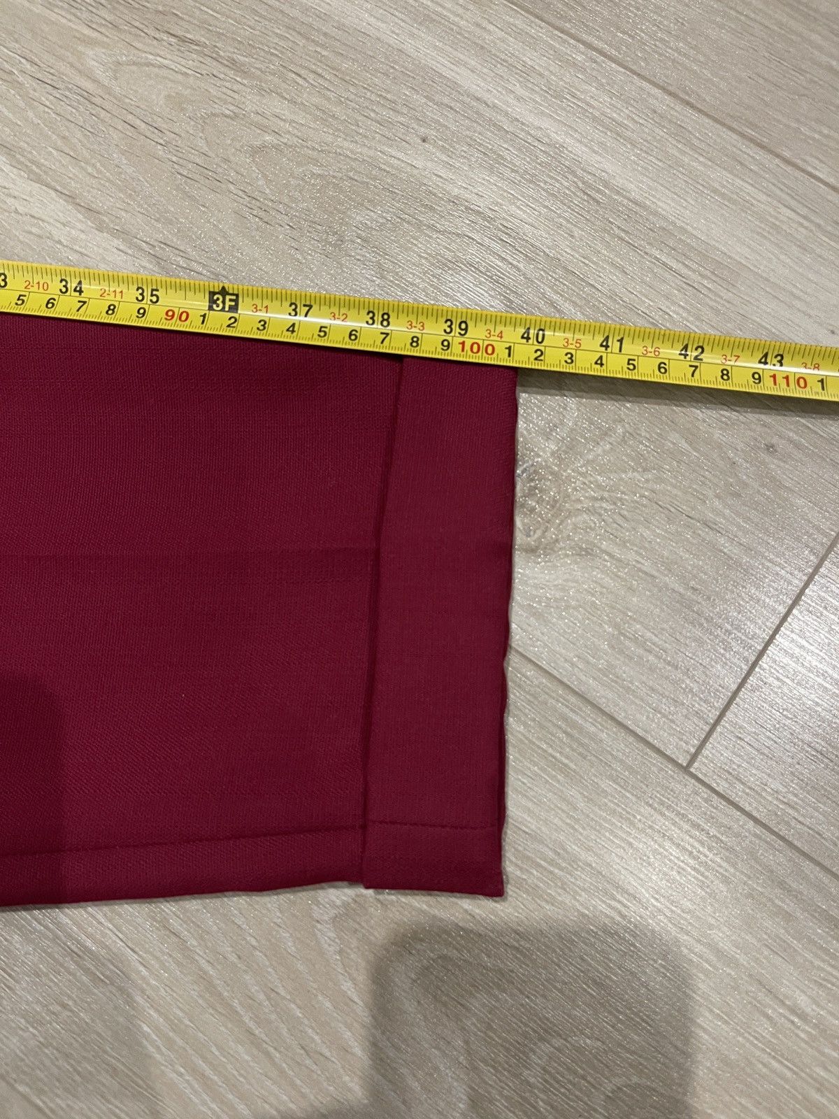 Hugo Boss HUGO BOSS Porte Fashion Fit Trousers Pants Burgundy Wool Size US 36 / EU 52 - 15 Thumbnail