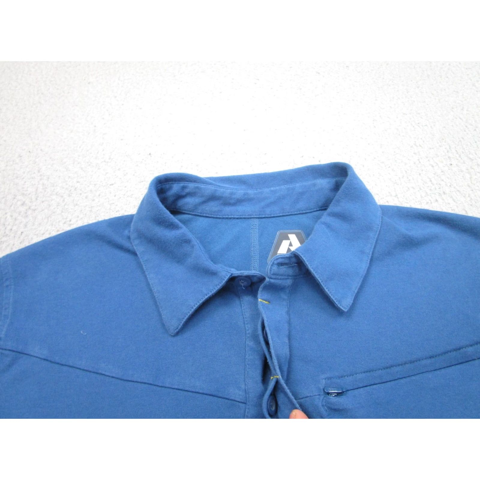 Eddie Bauer Eddie Bauer First Ascent Polo Shirt Mens L Blue Performance Pocket Casual Shirt Size US L / EU 52-54 / 3 - 4 Thumbnail