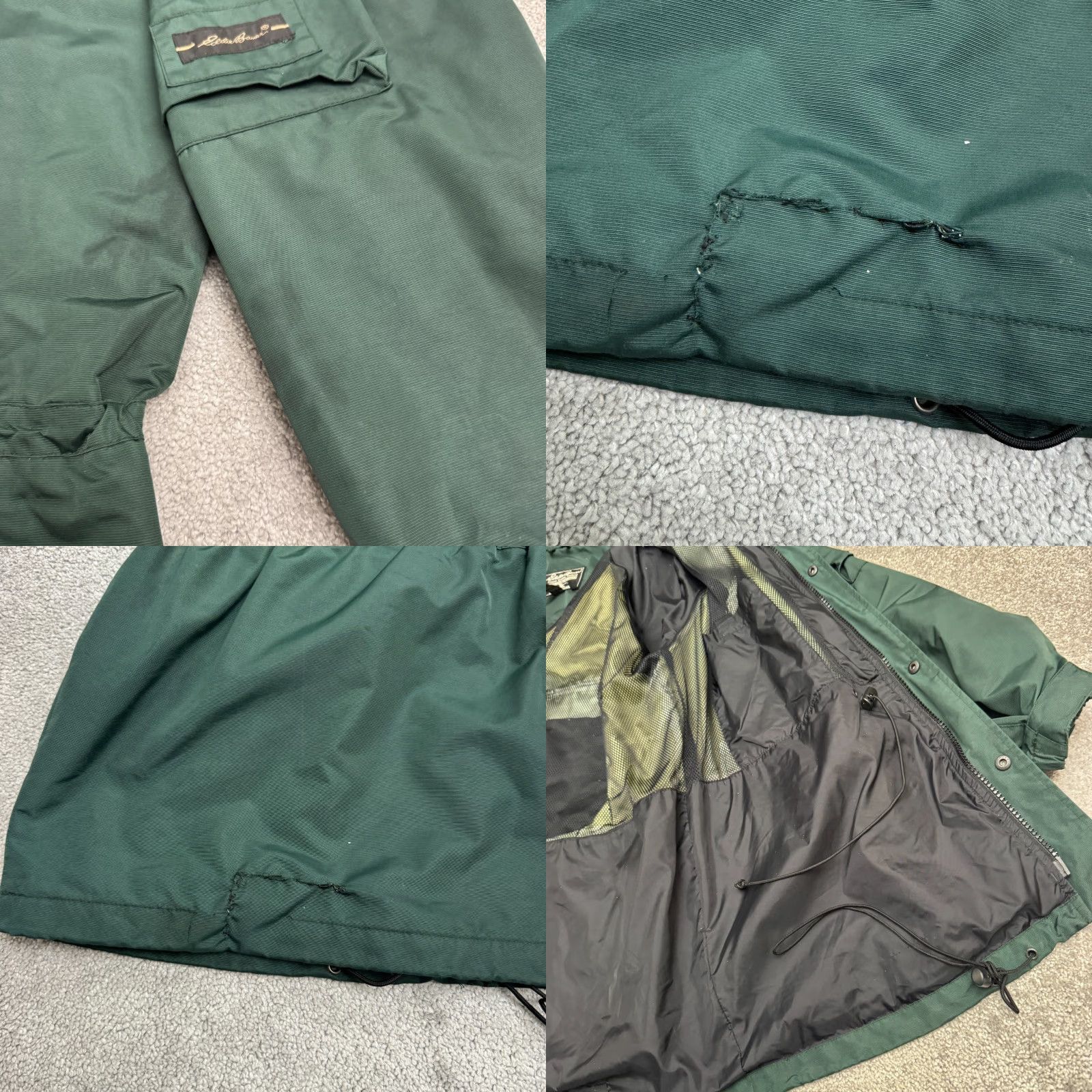 Eddie Bauer VINTAGE Eddie Bauer Parka Jacket Hoodie Mens M Green Nylon Outdoor 90s Size US M / EU 48-50 / 2 - 8 Thumbnail