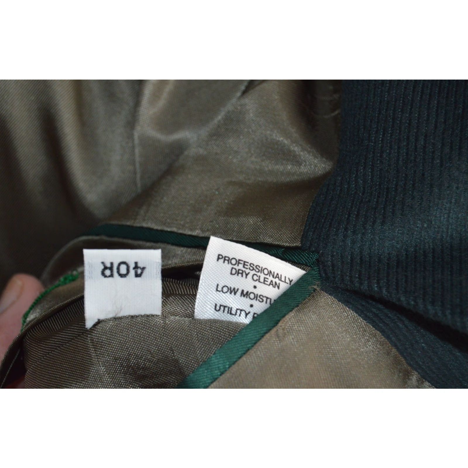 Tommy Hilfiger Tommy Hilfiger Vintage Designer Jacket Corduroy Made in USA Men's Green 40R Size US XXS / EU 40 - 8 Thumbnail