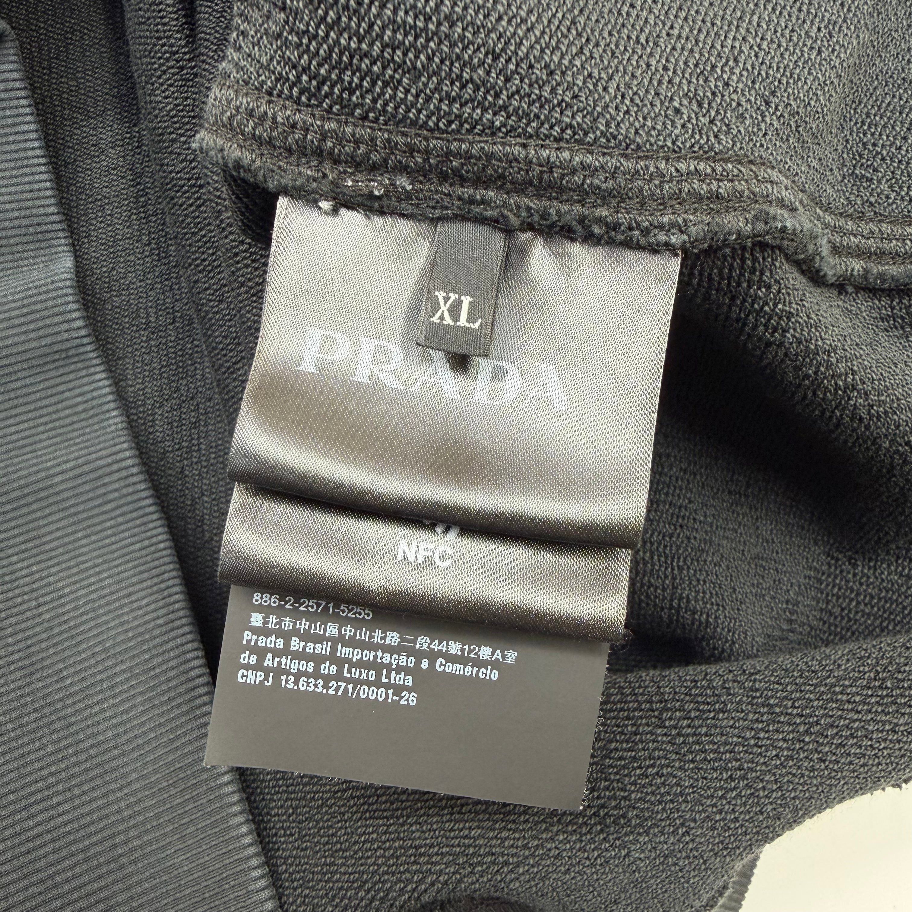 Prada Prada Oversized Garment Dyed Cotton Crewneck XL Size US XL / EU 56 / 4 - 5 Thumbnail