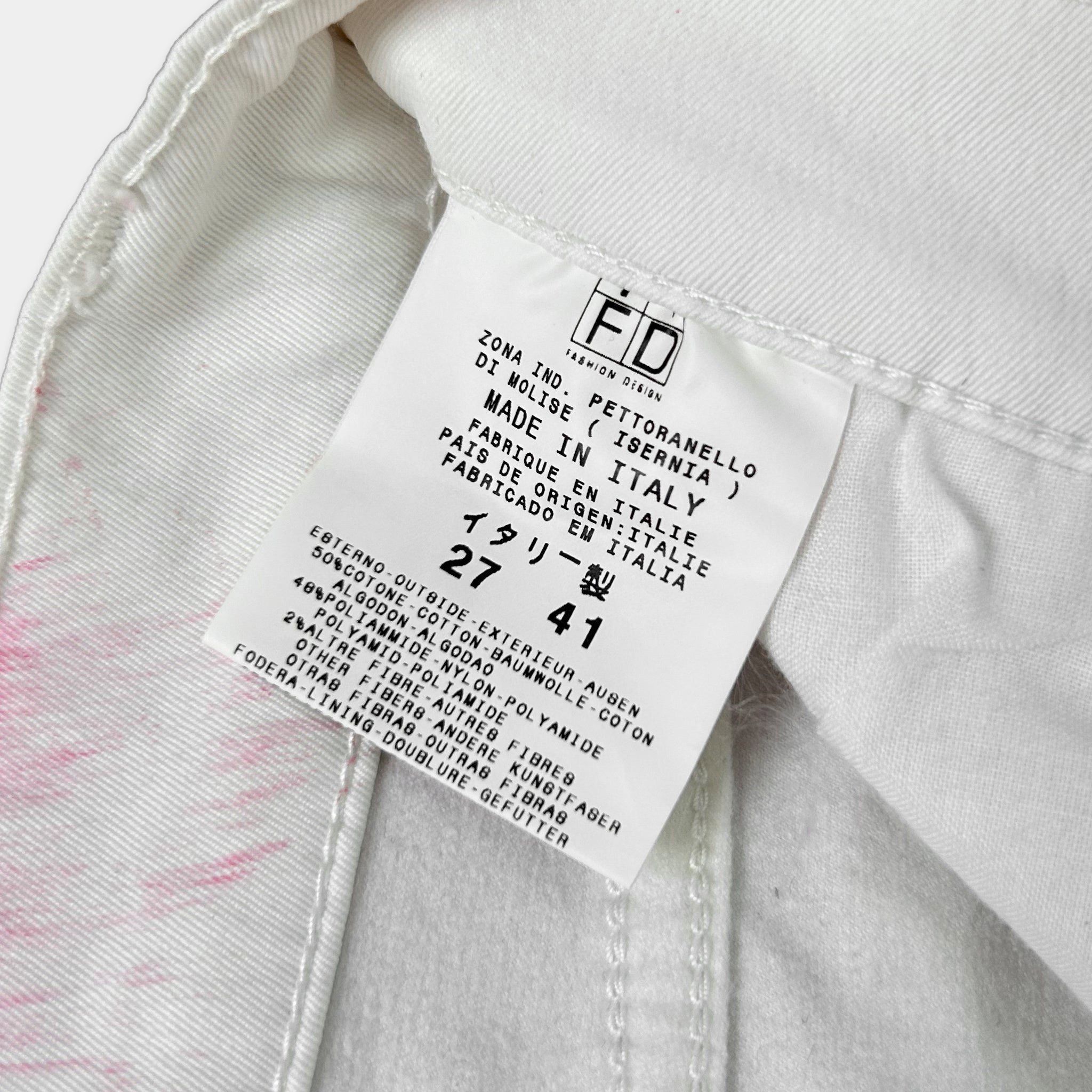 Roberto Cavalli Just Cavalli 2000's Gradient Pink Jeans Size 27" / US 4 / IT 40 - 6 Thumbnail