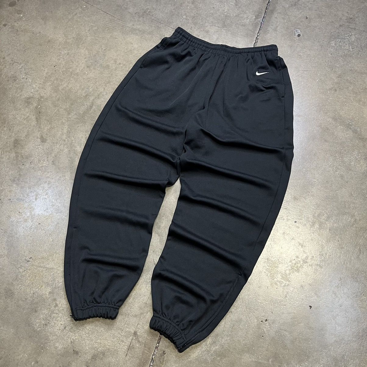 Nike × Vintage Vintage Y2K Nike Mini Swoosh Windbreaker Drill Sweatpants Size US 30 / EU 46 - 2 Thumbnail
