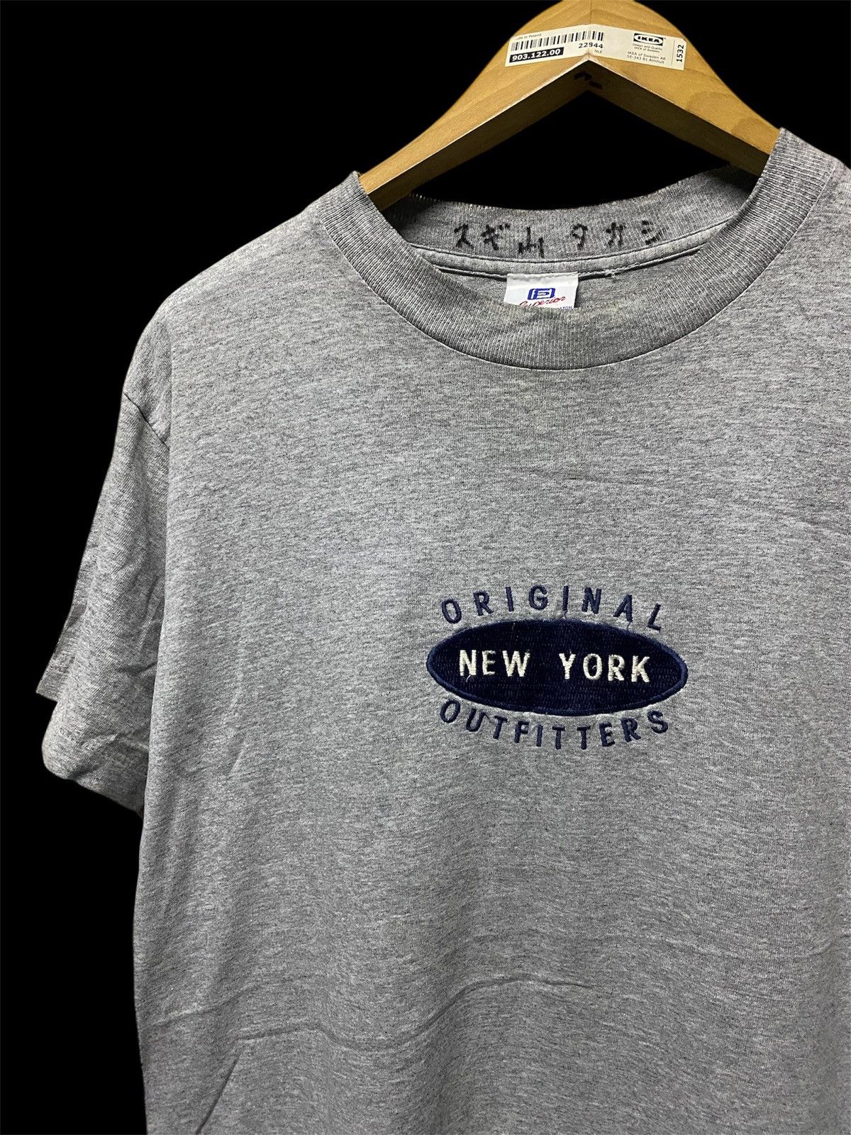 Other Vintage 90s New York Outfitters Embroidered Logo Tee Size US M / EU 48-50 / 2 - 2 Thumbnail