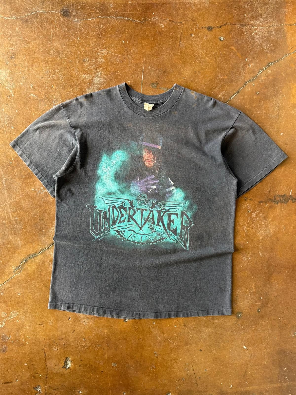 Vintage 1995 WWF Undertaker "rest in peace" wrestling shirt (XL) Size US XL / EU 56 / 4 - 1 Thumbnail