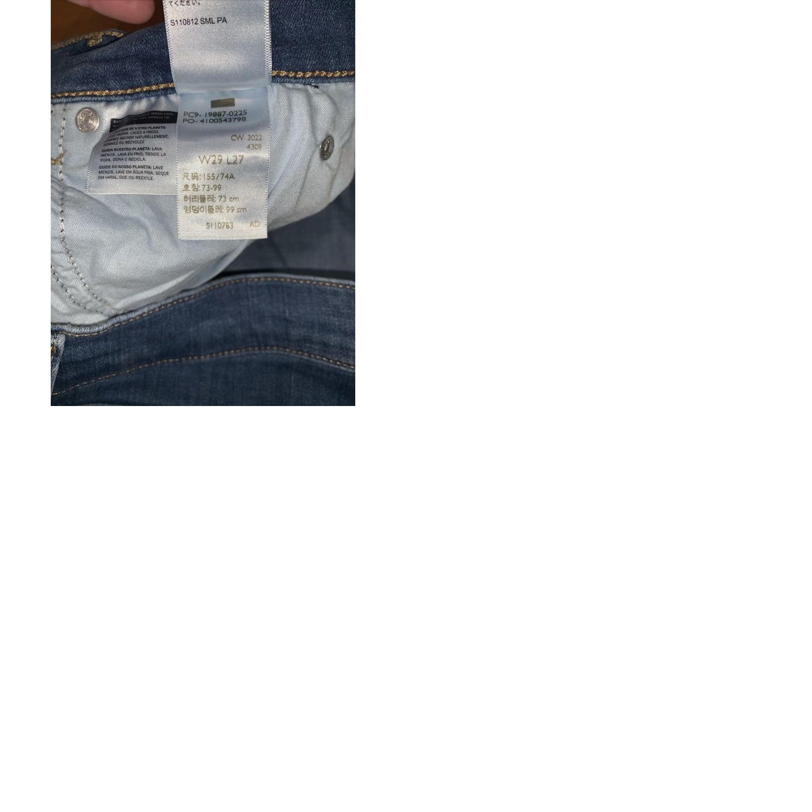 Levi's Levi’s Boyfriend Slim Fit Womens Jeans Size 29 Blue 27in Inseam Mid Rise Cotton Denim Zip Size 30" / US 8 / IT 44 - 9 Thumbnail