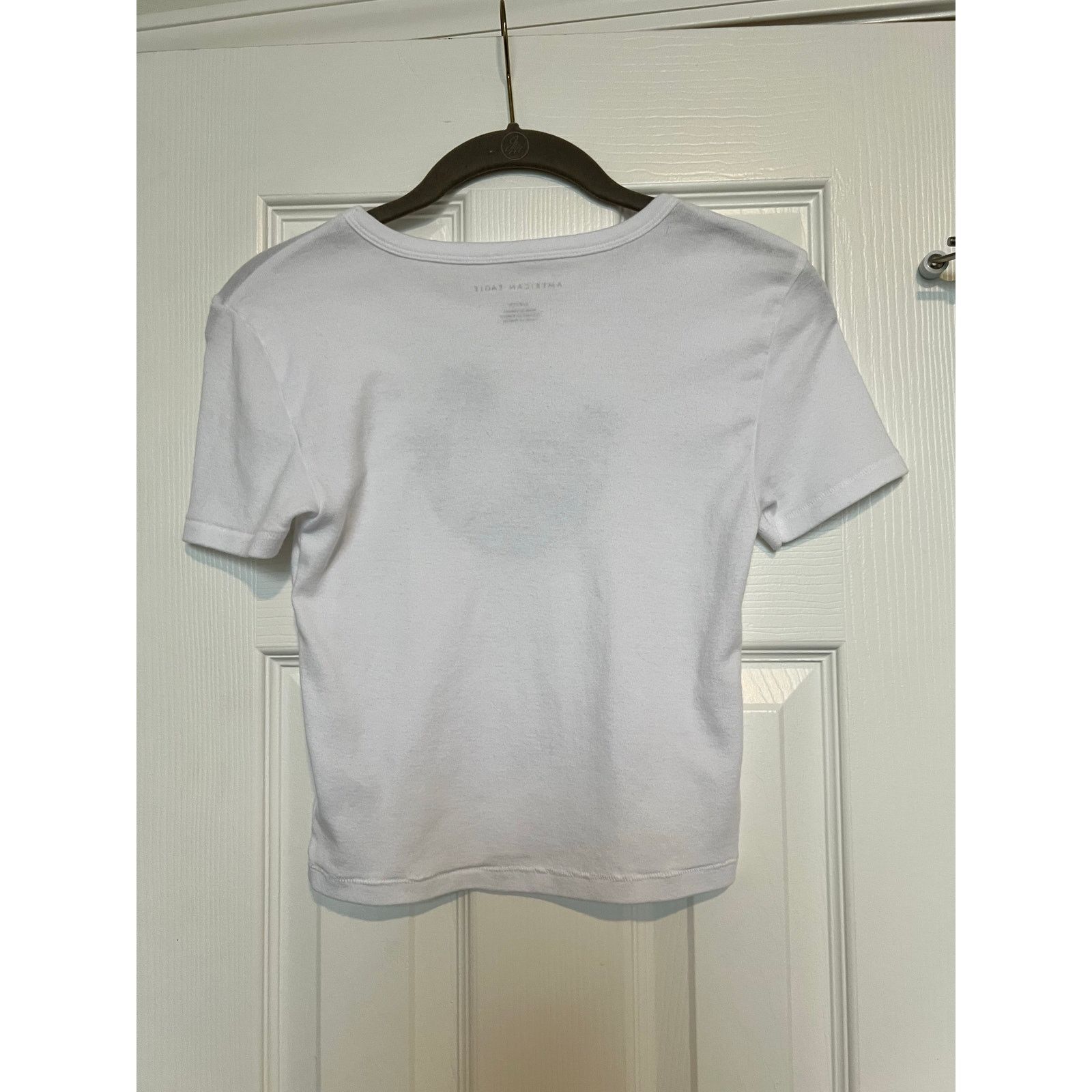 American Eagle Outfitters American Eagle Casual Crop Top Short Sleeve T-shirt Small Size S / US 4 / IT 40 - 4 Thumbnail