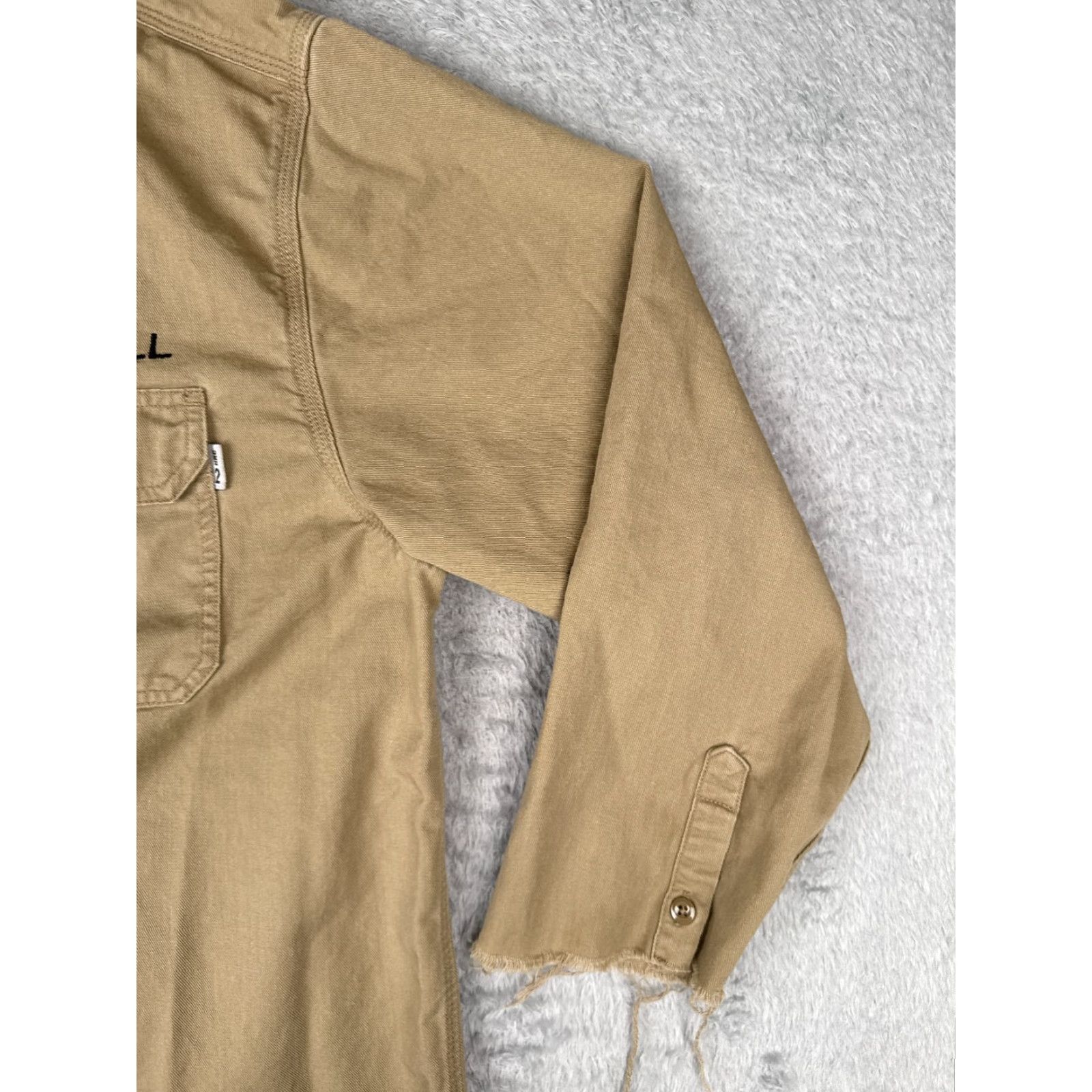 Carhartt Carhartt Shirt Men Large Beige Long Sleeve Button-Up Cotton Blend Fire Resistant Size US L / EU 52-54 / 3 - 2 Thumbnail