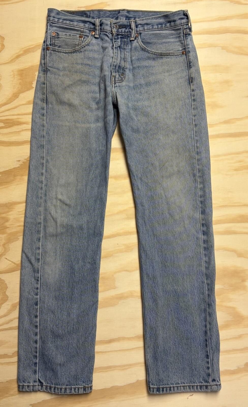 Levi's Levi’s 505 Regular Fit Men’s Red Tab 32x32 Denim Blue Jeans Size US 32 / EU 48 - 2 Thumbnail