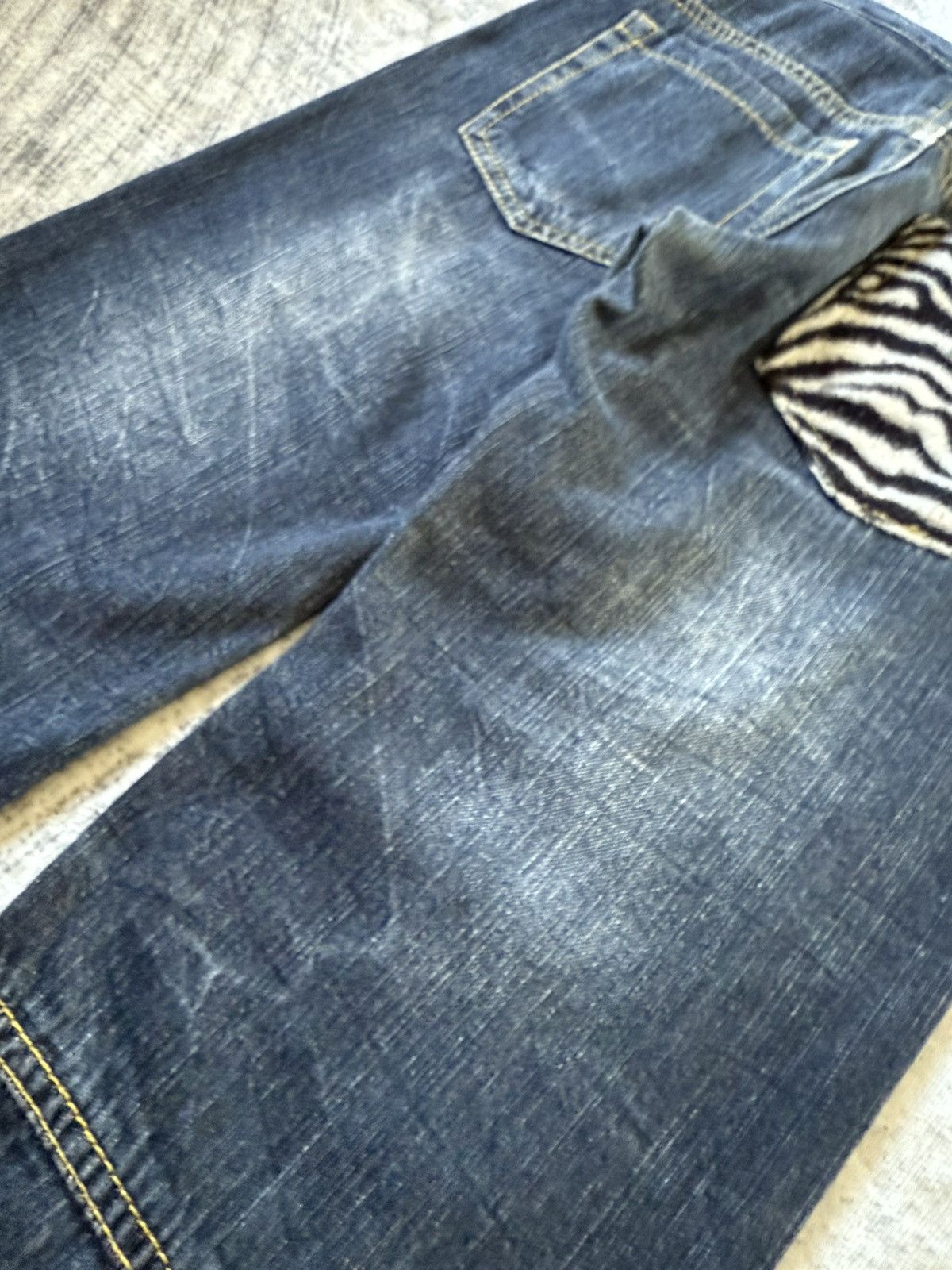 Japanese Brand Ba-Tsu Studio Japan Poems Chaotic Skull Jeans Size US 28 / EU 44 - 18 Thumbnail