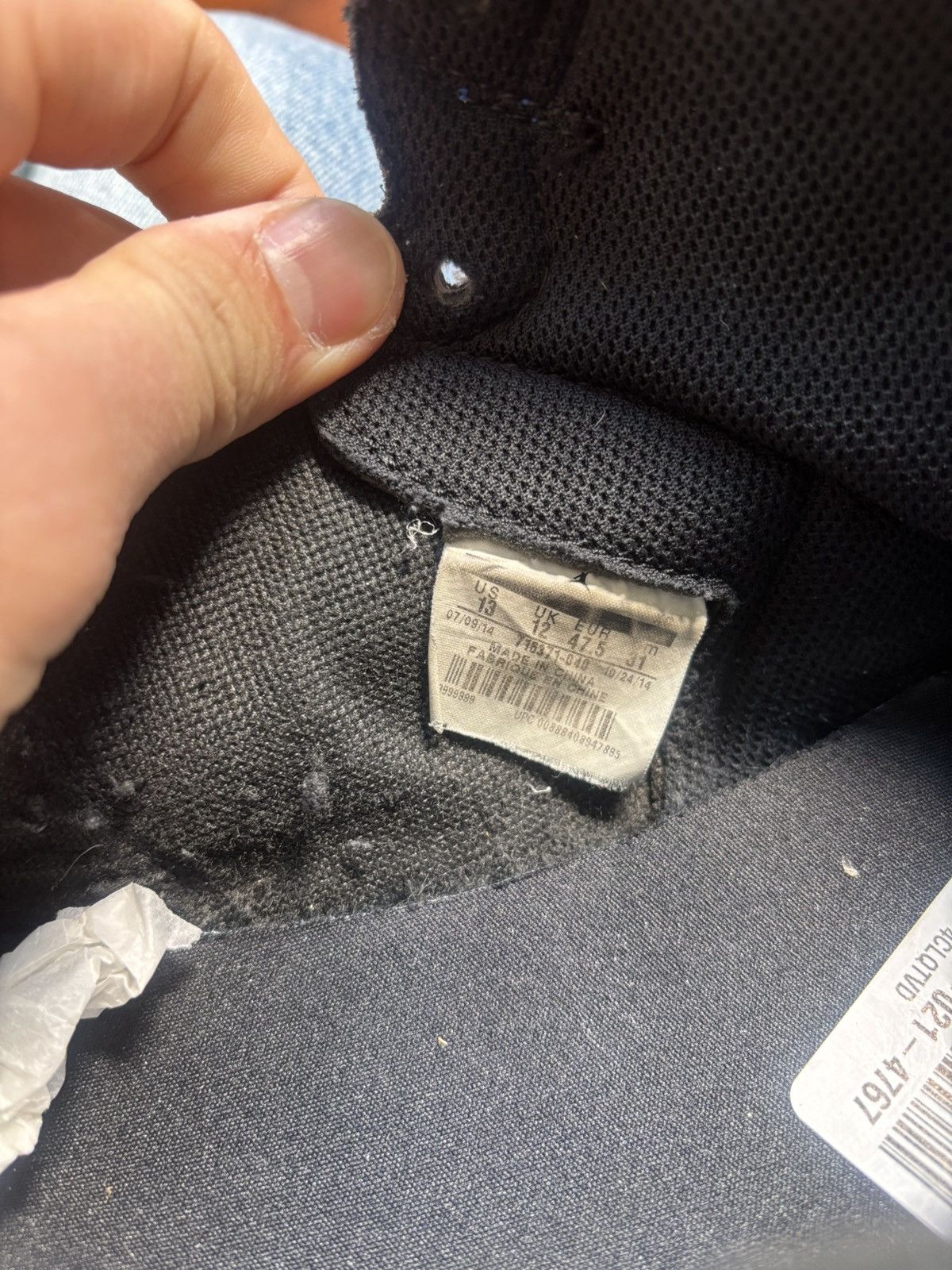 Fragment Design × Nike Nike Jordan 1 high fragment Size US 13 / EU 46 - 9 Thumbnail