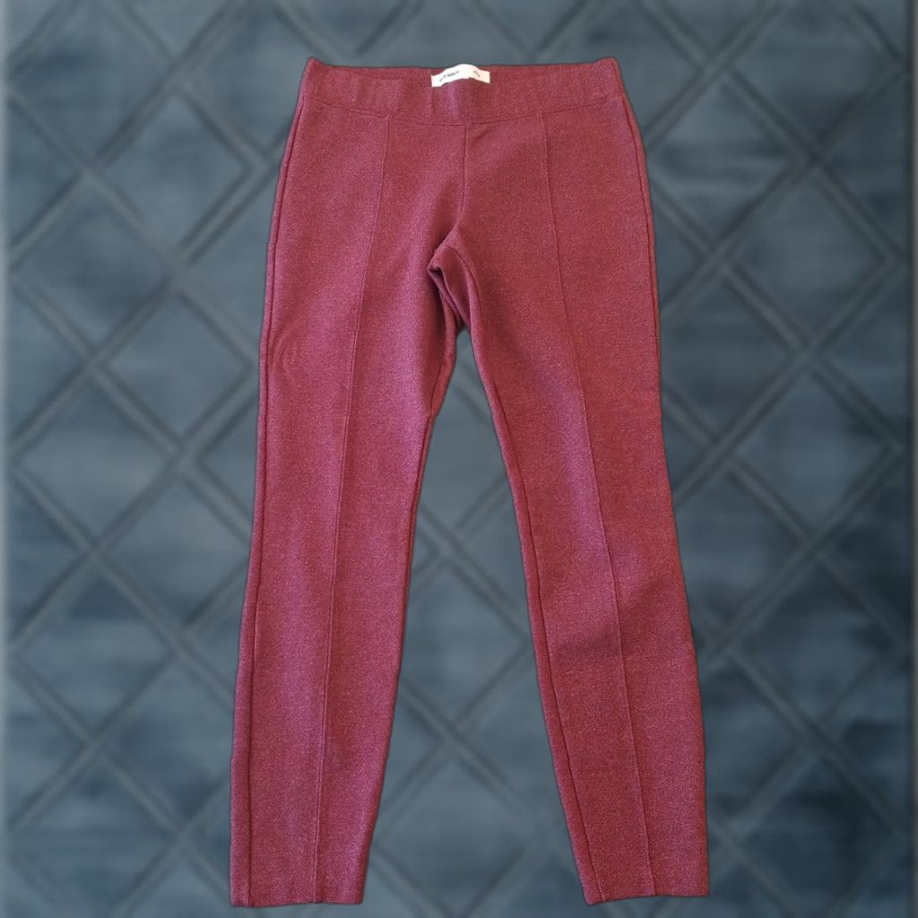Old Navy Old Navy Stevie Legging Ankle Pants Womens Medium Purple Skinny Pull On Stretch Regular Size 32" / US 10 / IT 46 - 1 Thumbnail