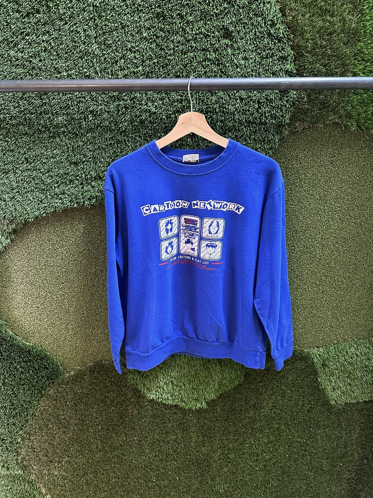 Vintage Vintage Cartoon Network Editors Crewneck Medium Size US M / EU 48-50 / 2 - 1 Thumbnail