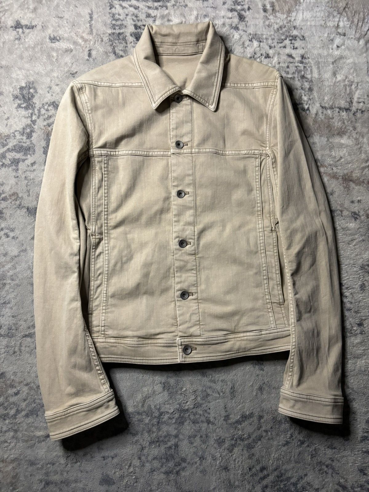 Rick Owens Rick Owens Mineral Denim Fogachine Worker Jacket Size US L / EU 52-54 / 3 - 1 Thumbnail