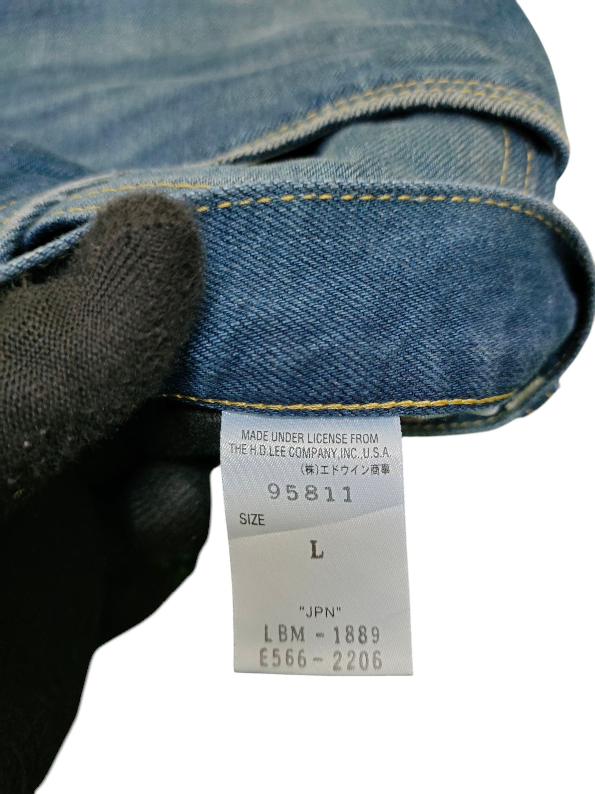 Undercover Lee X Men Melrose Japan Clawmark Faded Denim Jeans Size US 36 / EU 52 - 11 Thumbnail