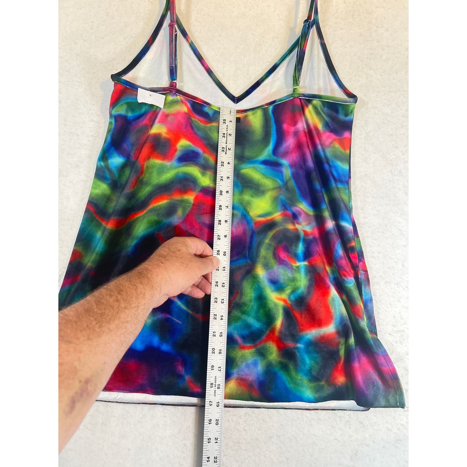 Hurley Hurley Nebula Mini-Dress Woman's M Tye Dye Adjustable Straps Size M / US 6-8 / IT 42-44 - 22 Thumbnail