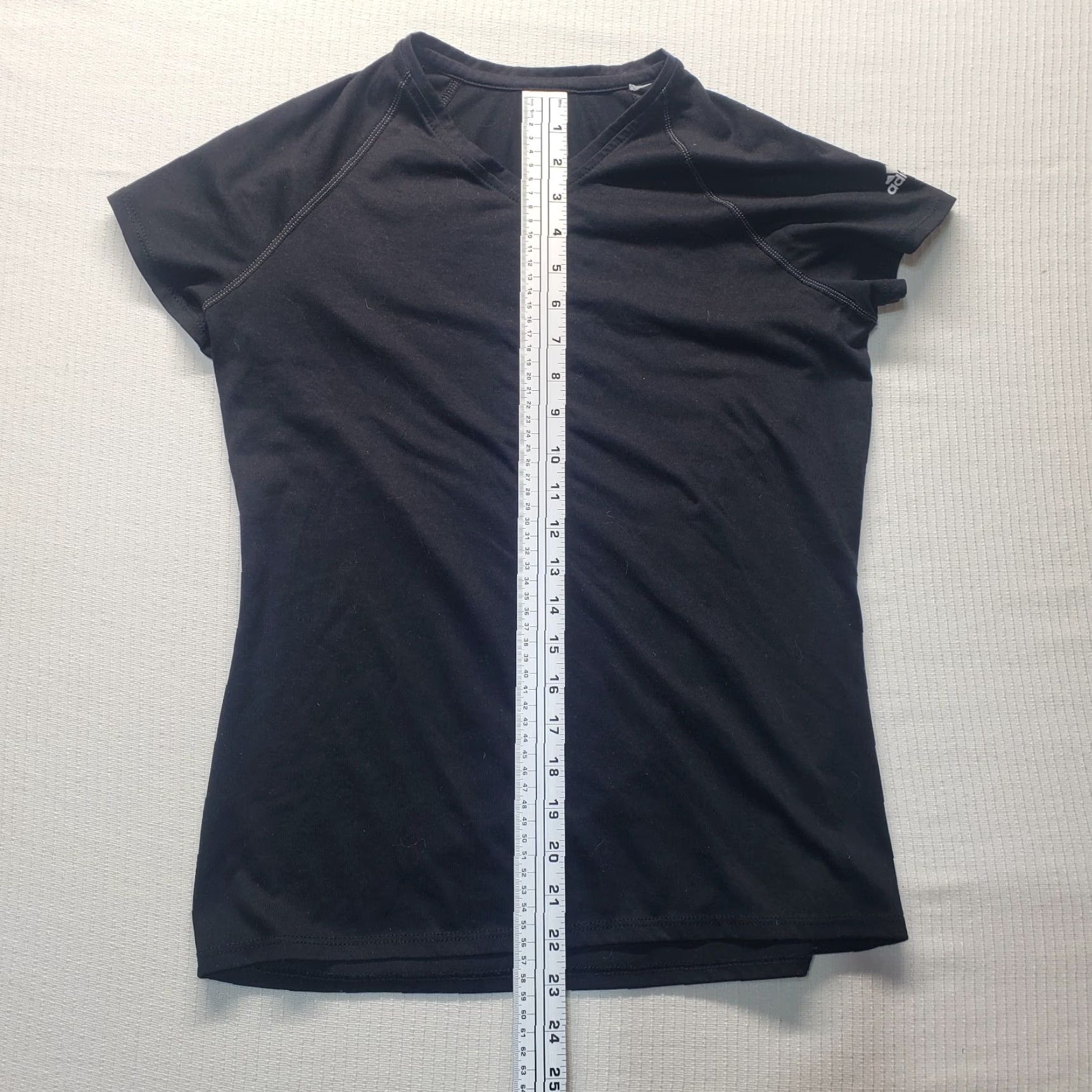 Adidas Adidas Black T-Shirt Climalite V-Neck Activewear Top Adult Women's S Small Size S / US 4 / IT 40 - 4 Thumbnail