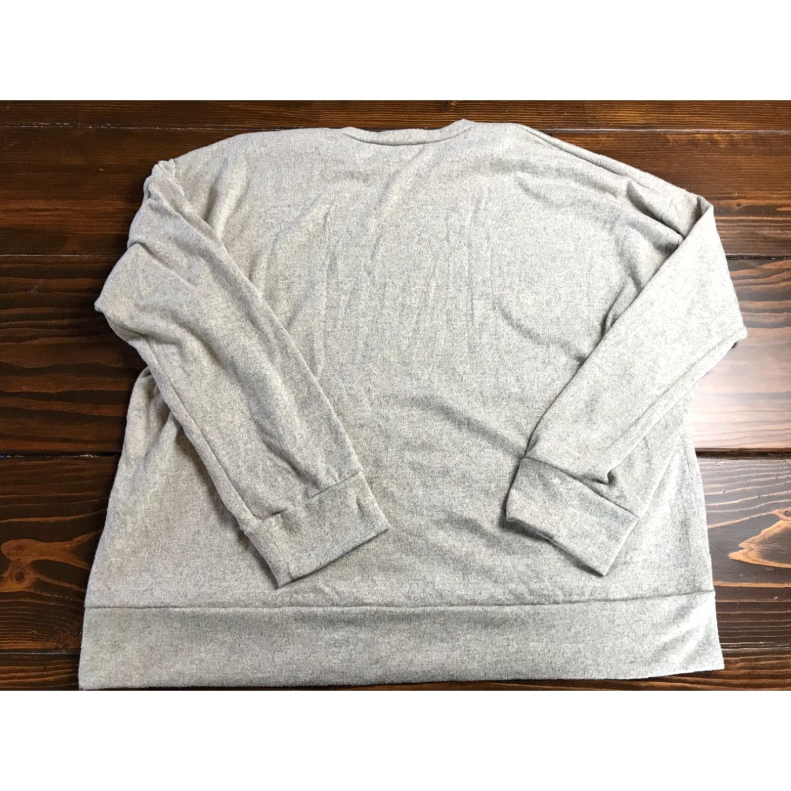 Vintage BOMBOM Sweater Women's XL Tan Solid Crewneck Long Sleeve Pullover Knit Open-Knit Crew Neck Adult Womens Size XL / US 12-14 / IT 48-50 - 2 Thumbnail
