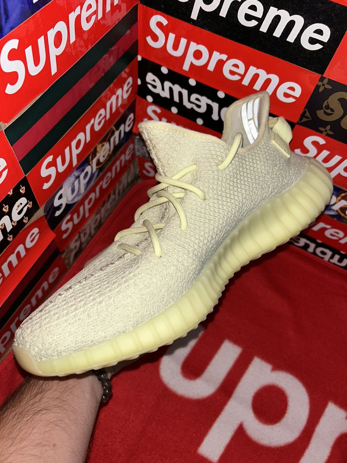 Adidas Yeezy Adidas Boost 350 V2 in Butter F36980 size 12 Size US 12 / EU 45 - 9 Thumbnail
