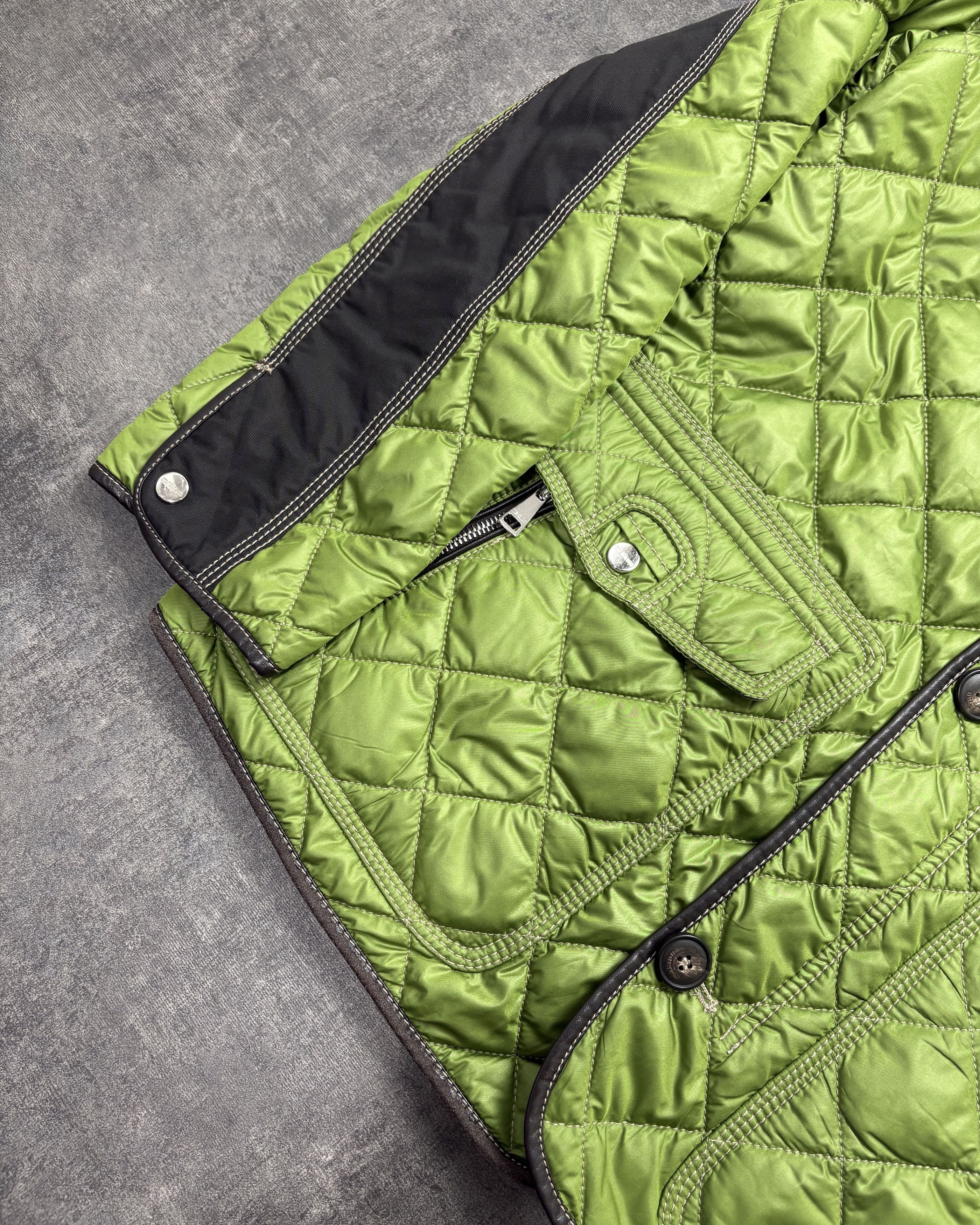 Vintage Mabrun Green Quilted Japanese-style Jacket Size US M / EU 48-50 / 2 - 5 Thumbnail