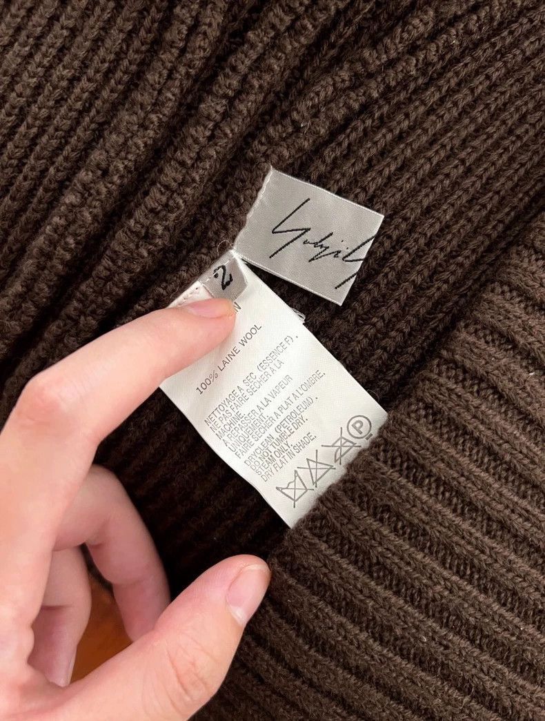 Yohji Yamamoto Yohji Yamamoto Yohji Yamamoto Chocolate Brown Sweater Size US M / EU 48-50 / 2 - 3 Thumbnail