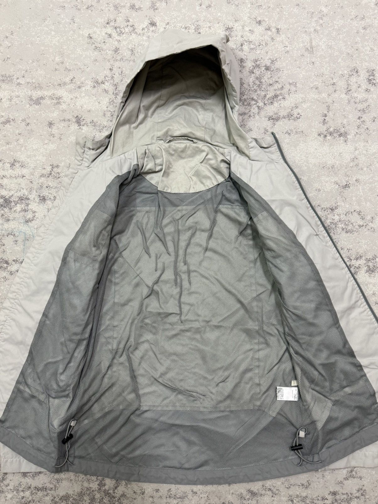 GU Gu grey/silver paneled double breasted outdoor jacket hoodie Size US S / EU 44-46 / 1 - 7 Thumbnail