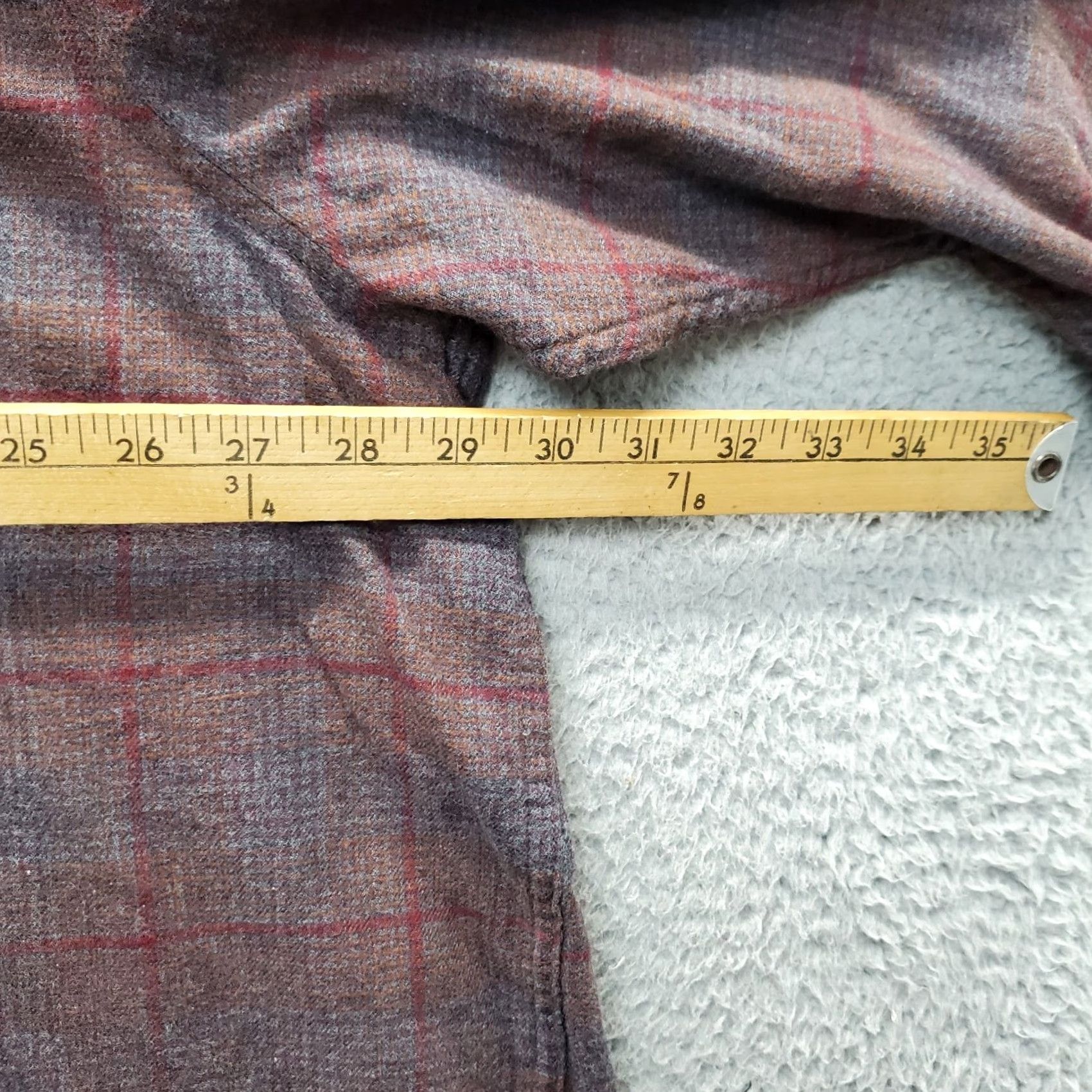Vintage Mutual Weave Shirt Mens 3XL Multi Plaid Flannel Long Sleeve Button-Up Relaxed Fit Shirt Size US XXL / EU 58 / 5 - 4 Thumbnail
