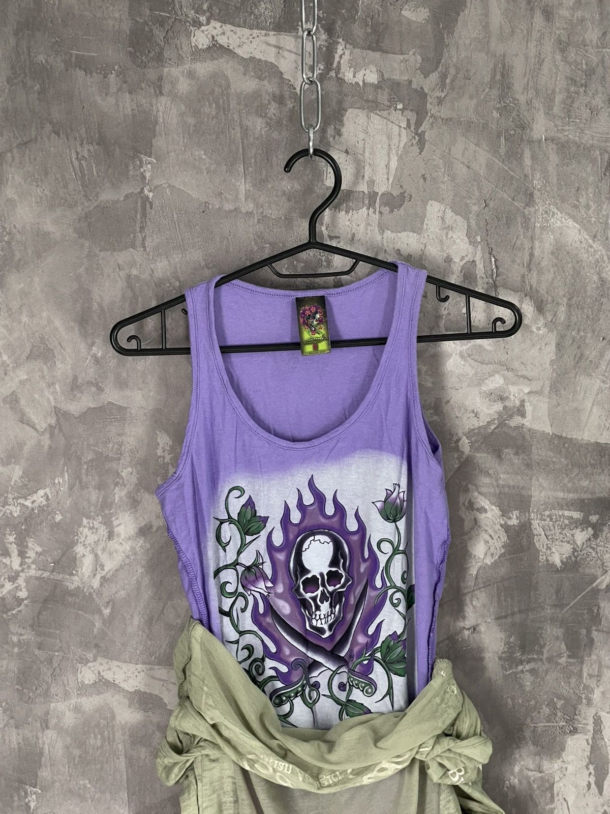 Christian Audigier × Ed Hardy × Hysteric Glamour Ed Hardy long sleeve mesh print t-shirt woman's Size M / US 6-8 / IT 42-44 - 15 Thumbnail