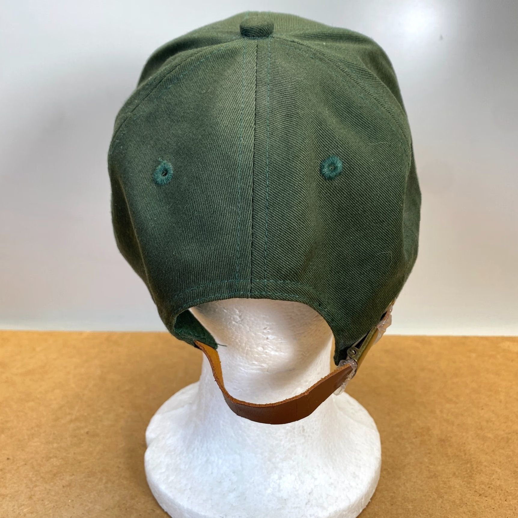 Vintage VINTAGE Campbell’s Seeds Brand Leather Strapback Dad Hat Green Legend FAST Size ONE SIZE - 4 Thumbnail