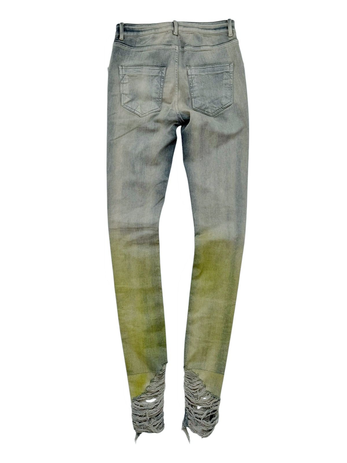 Rick Owens Luxor Tyrone Acid Degrade Denim Jeans Distressed Size US 32 / EU 48 - 3 Thumbnail