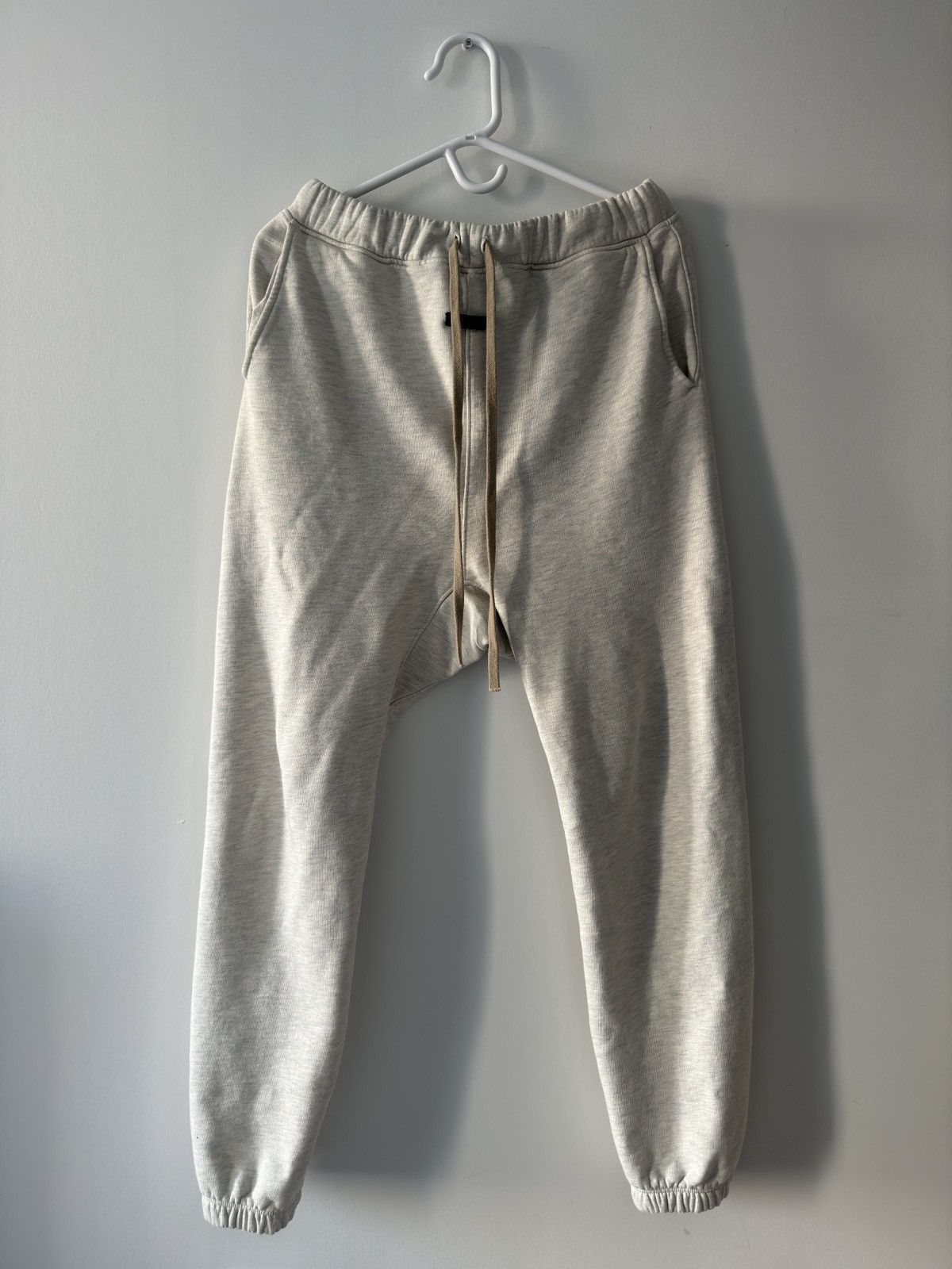 Image of Fear Of God Eternal Collection Sweatpants in Heather Oatmeal, Men's (Size 30)