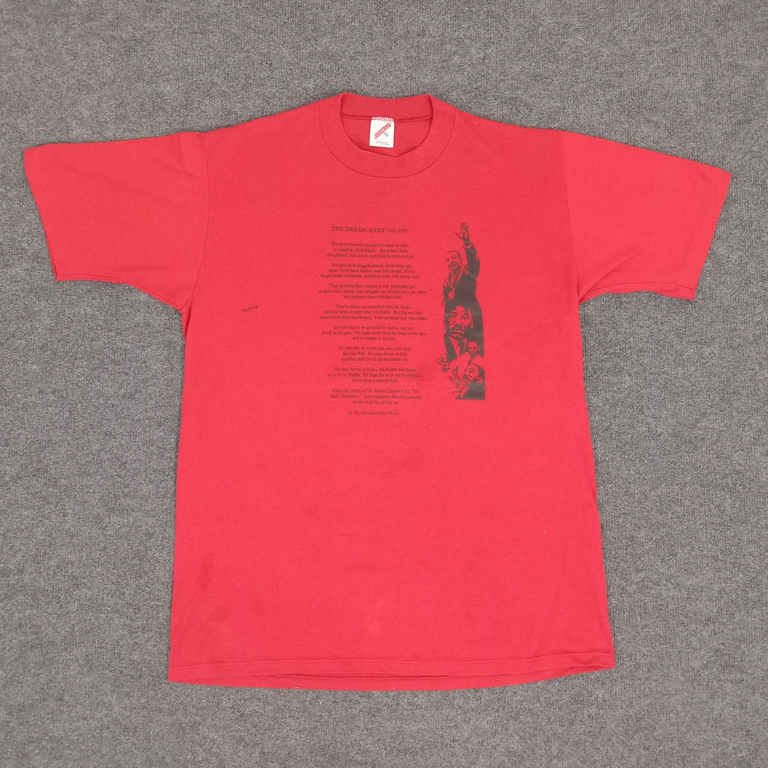 President's × Vintage Emanuel Ray Wells The Dream Must Go On Tshirt Size US M / EU 48-50 / 2 - 1 Thumbnail