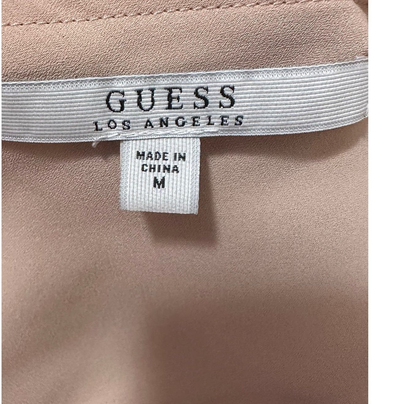 Guess Guess beige satin sleeveless romper size M Size 28" / US 6 / IT 42 - 3 Thumbnail