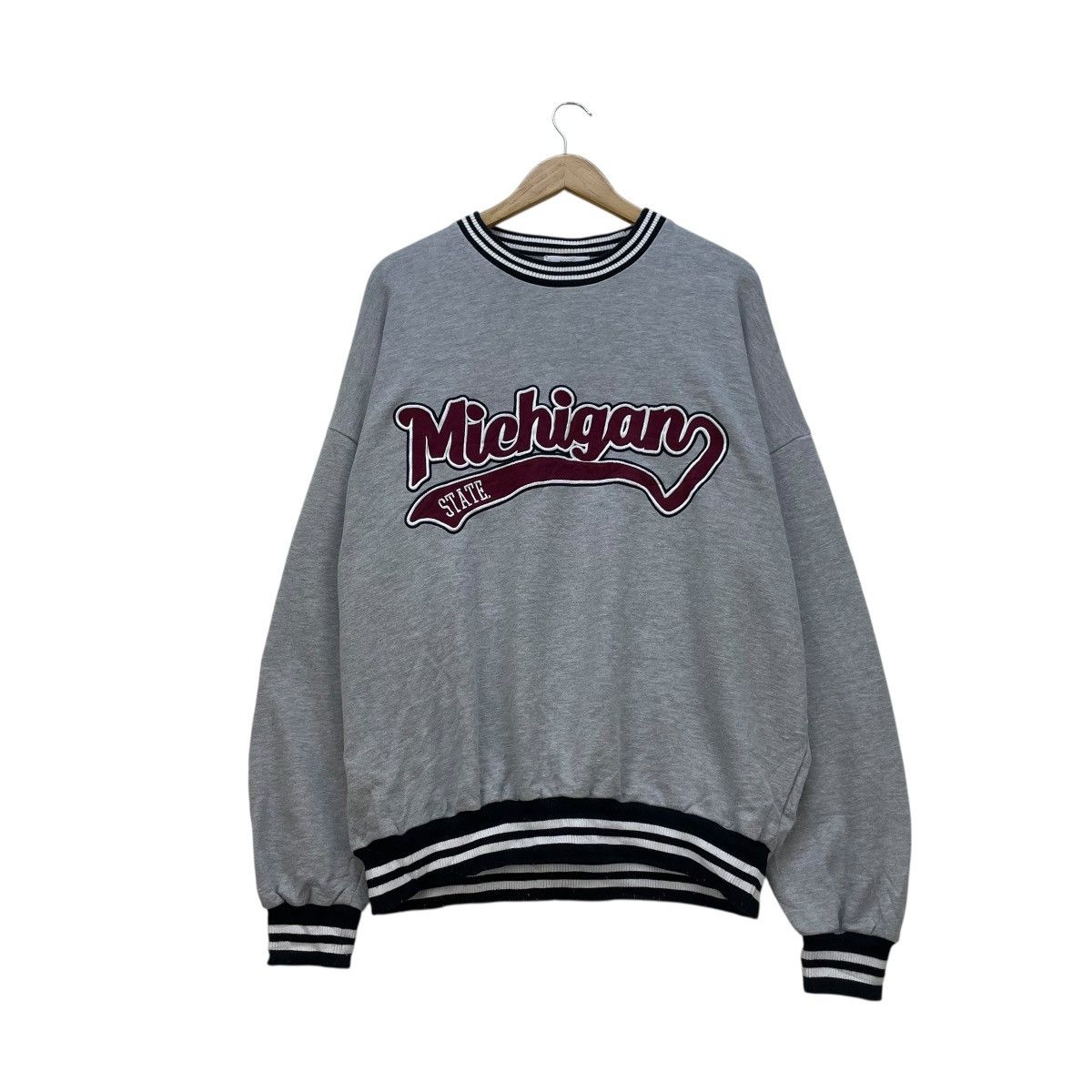 Japanese Brand 💥Japanese Brand Spellout Michigan Crewneck Size US L / EU 52-54 / 3 - 1 Thumbnail