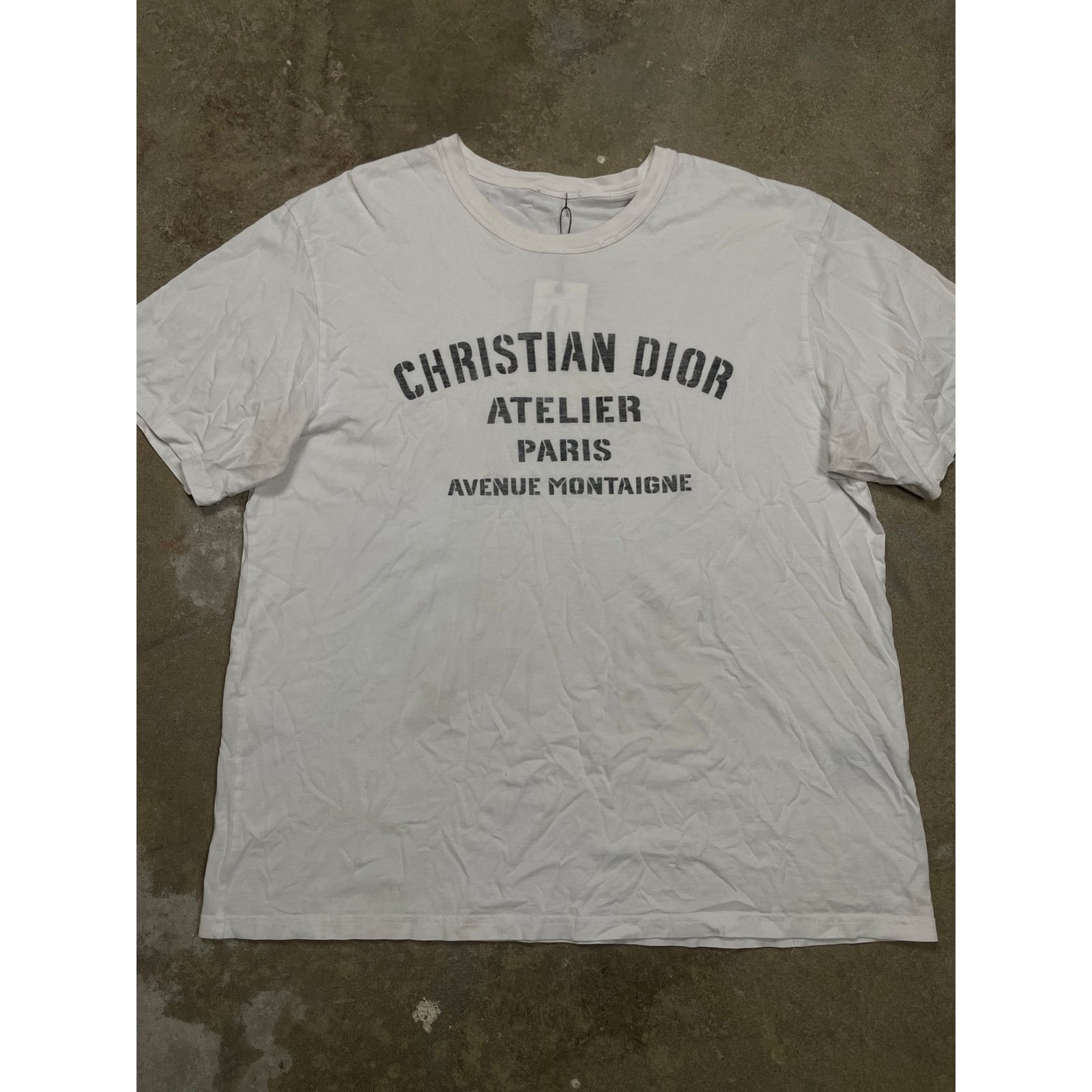 Dior Dior Atelier Tee White Used 3XL Size US XXL / EU 58 / 5 - 1 Thumbnail