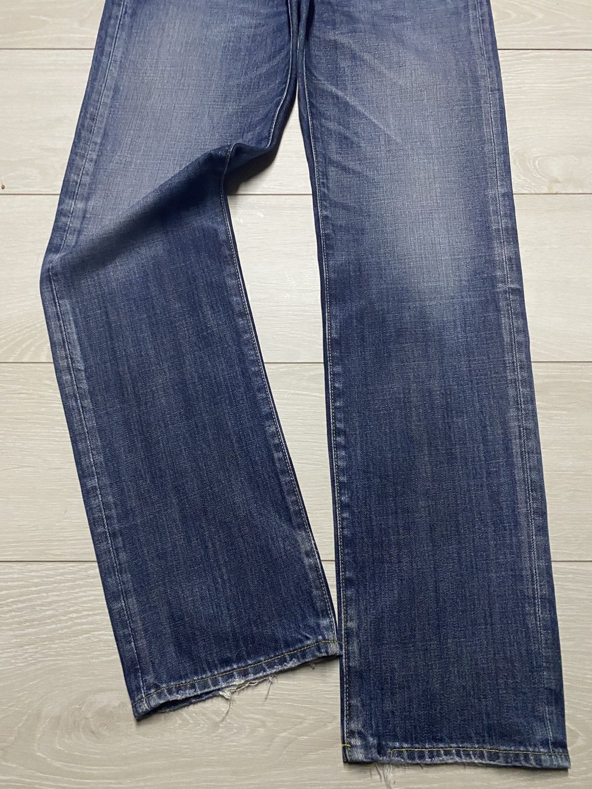 Uniqlo Vintage Japanese Brand Uniqlo Faded Wash Slim Skinny Jeans Size US 33 - 5 Thumbnail