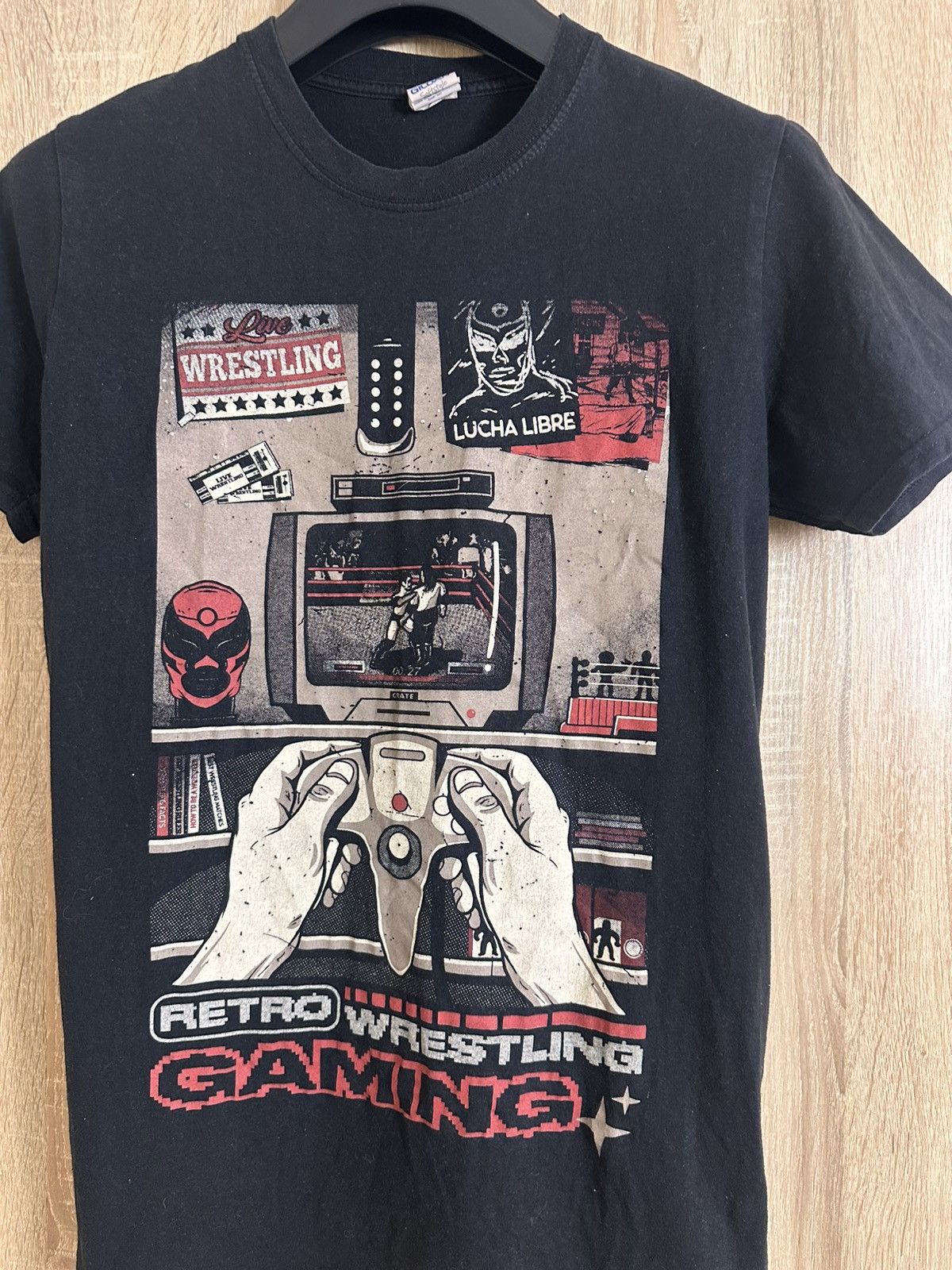 WWE 🔥 WWF SmackDown WrestleMania Game T Shirt Sega Playstation Size US M / EU 48-50 / 2 - 1 Thumbnail