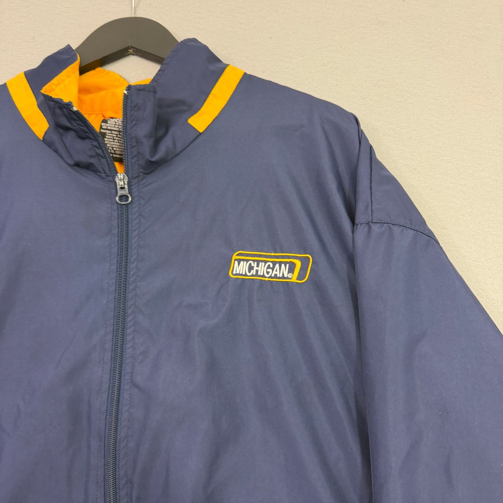Vintage Vintage Starter Michigan Wolverines Windbreaker Jacket 2XL Size US XXL / EU 58 / 5 - 3 Thumbnail