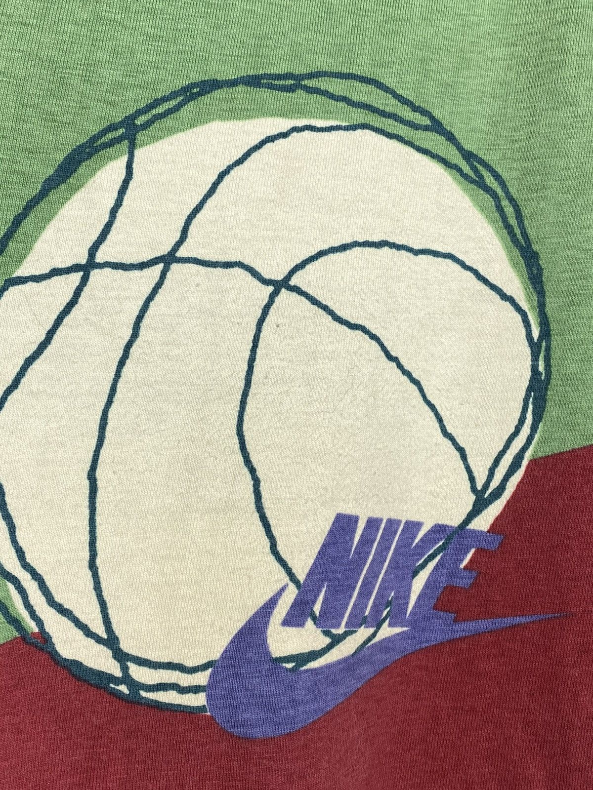 Nike 🔥 VINTAGE 90s NIKE ALL OVERPRINT RARE BASKETBALL SHORTS Size US 34 / EU 50 - 7 Thumbnail