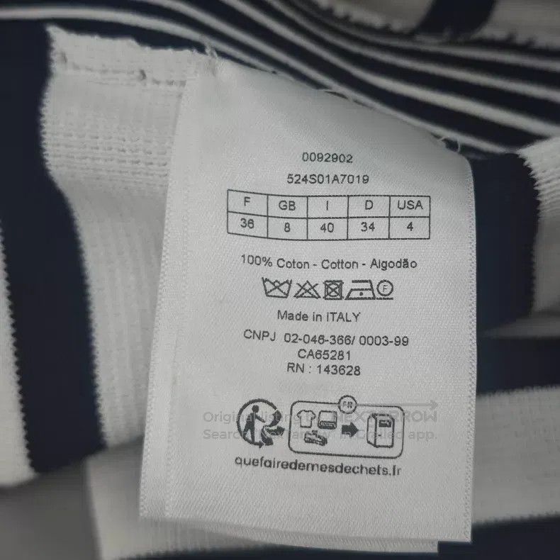 Dior Dior Black and white striped knitted long sleeves Size XS / US 0-2 / IT 36-38 - 6 Thumbnail