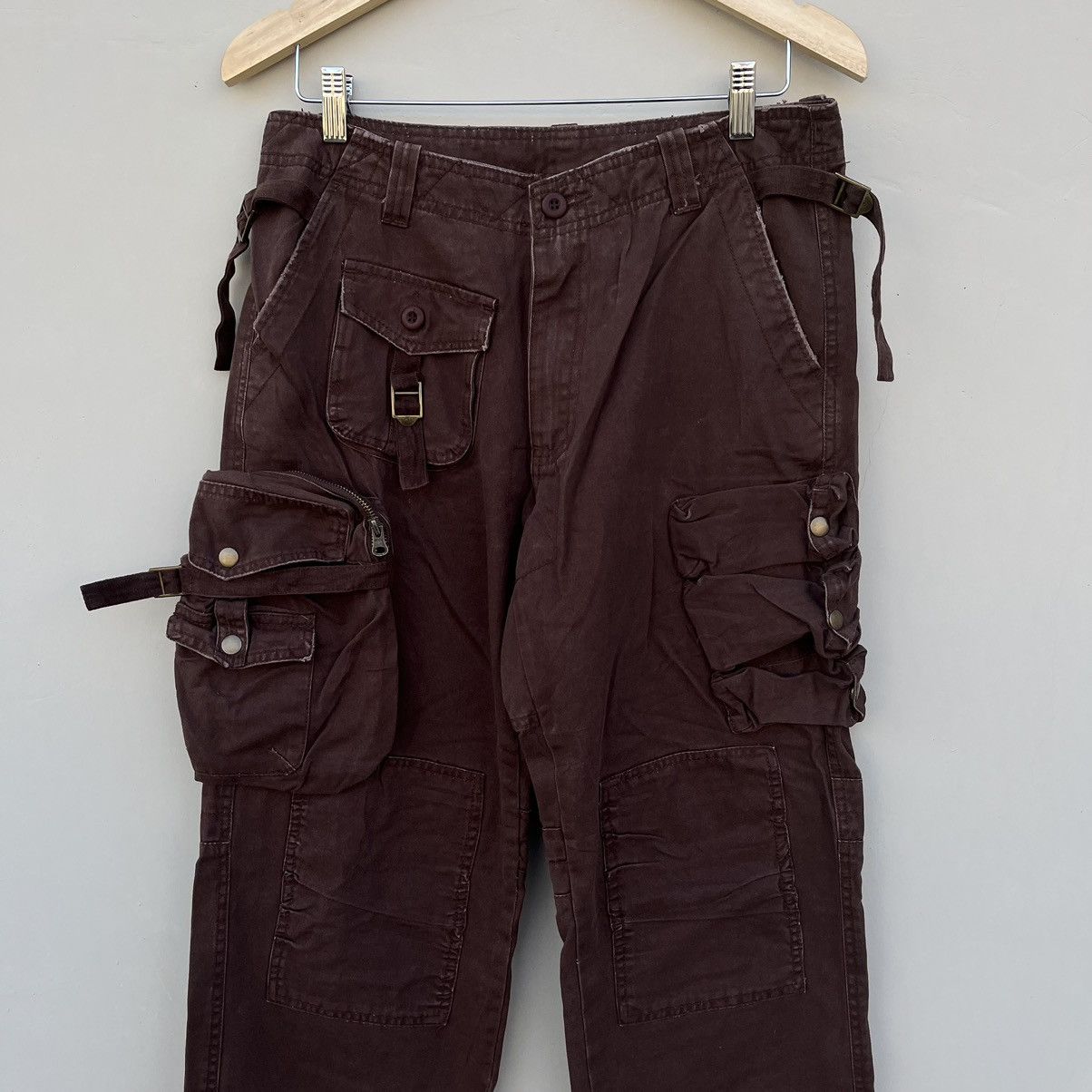 If Six Was Nine × Japanese Brand × Le Grande Bleu (L.G.B.) Japanese brand multi pocket bondage pants Size US 32 / EU 48 - 2 Thumbnail