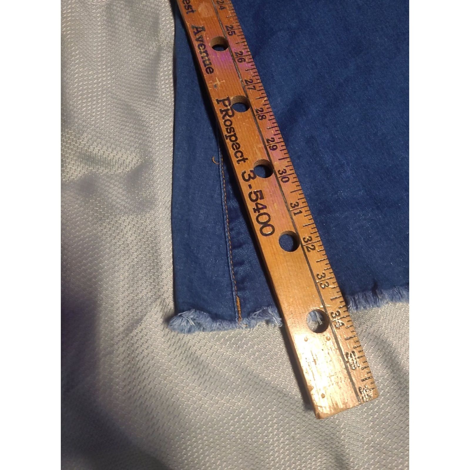 Fashion Nova Fashion Nova Jeans Womens Size 9 Blue Bell Bottoms Heart Pockets 5-Pocket Denim Stretch Flared Wide Leg Inseam 34in Size 30" / US 8 / IT 44 - 5 Thumbnail